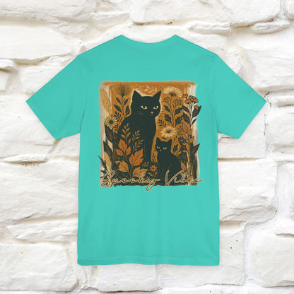 "Spooky Vibes" Cat T-shirt |Nunu&Miao Studio - Nunu&Miao Studio