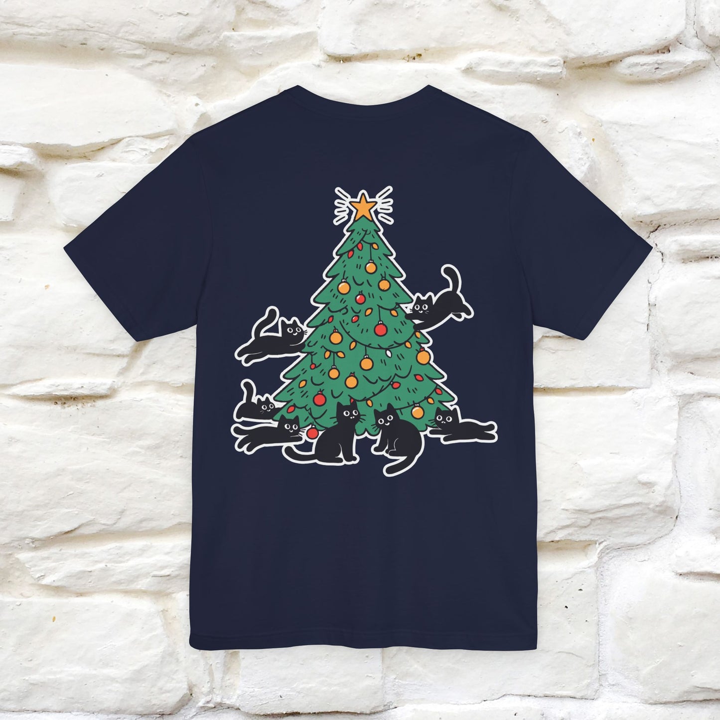 “Cat Christmas Tree” | Cat T-Shirt | Nunu&Miao Studio