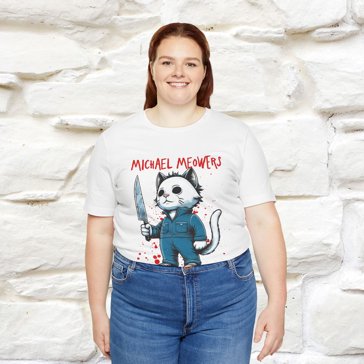 ''Michael Meowers'' Cat T-Shirt |  | Nunu&Miao Studio - Nunu&Miao Studio