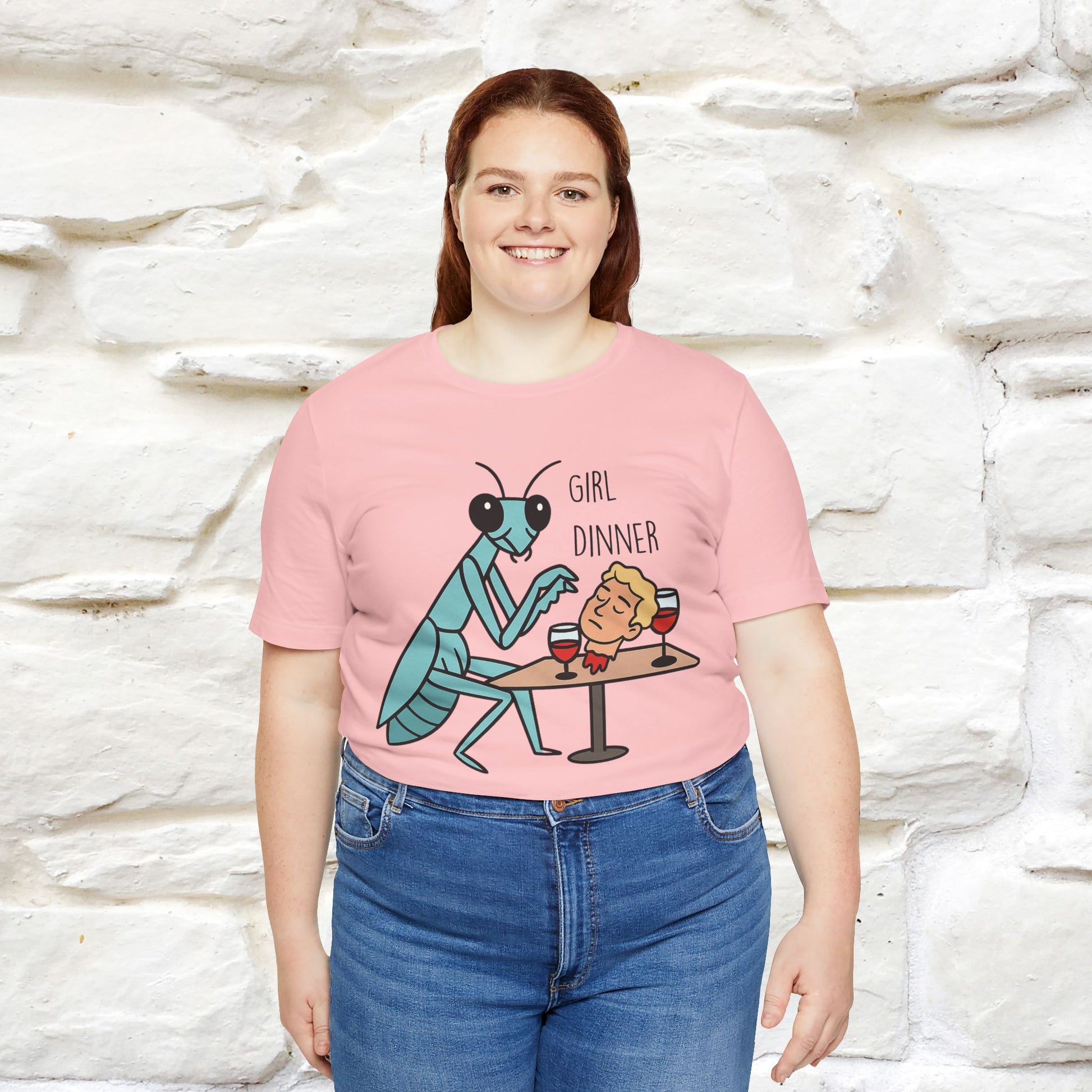 "Girl Dinner" Funny T-shirt |Nunu&Miao Studio - Nunu&Miao Studio