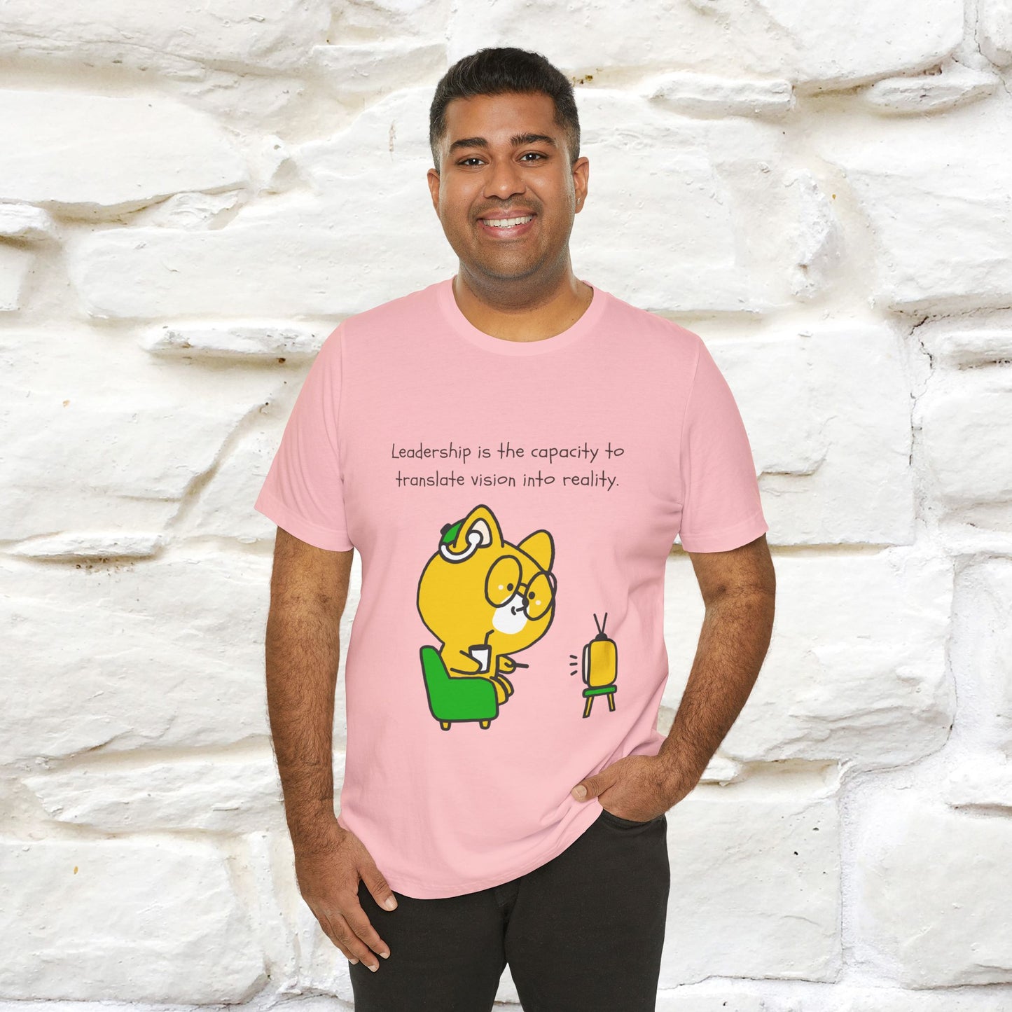 "Leadership Is the Capacity to Translate ..." Cat T-Shirt  | Nunu&Miao Studio - Nunu&Miao Studio