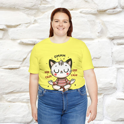 Ommm, Keep Calm | Relaxed Cat Shirt for Men & Women | 100% Cotton* - Nunu&Miao Studio