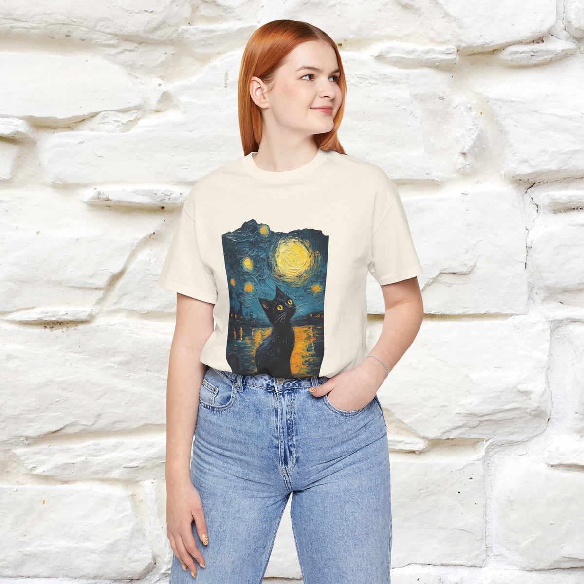 “Miaoolight.” | Cat T-Shirt | Front & Back Design | Nunu&Miao Studio
