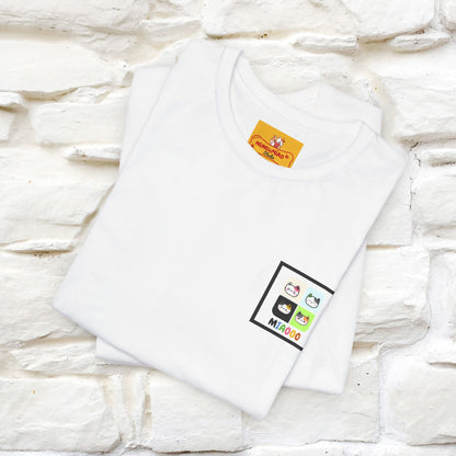 “Miaooo” | Cat T-Shirt | Front & Back Design | Nunu&Miao Studio