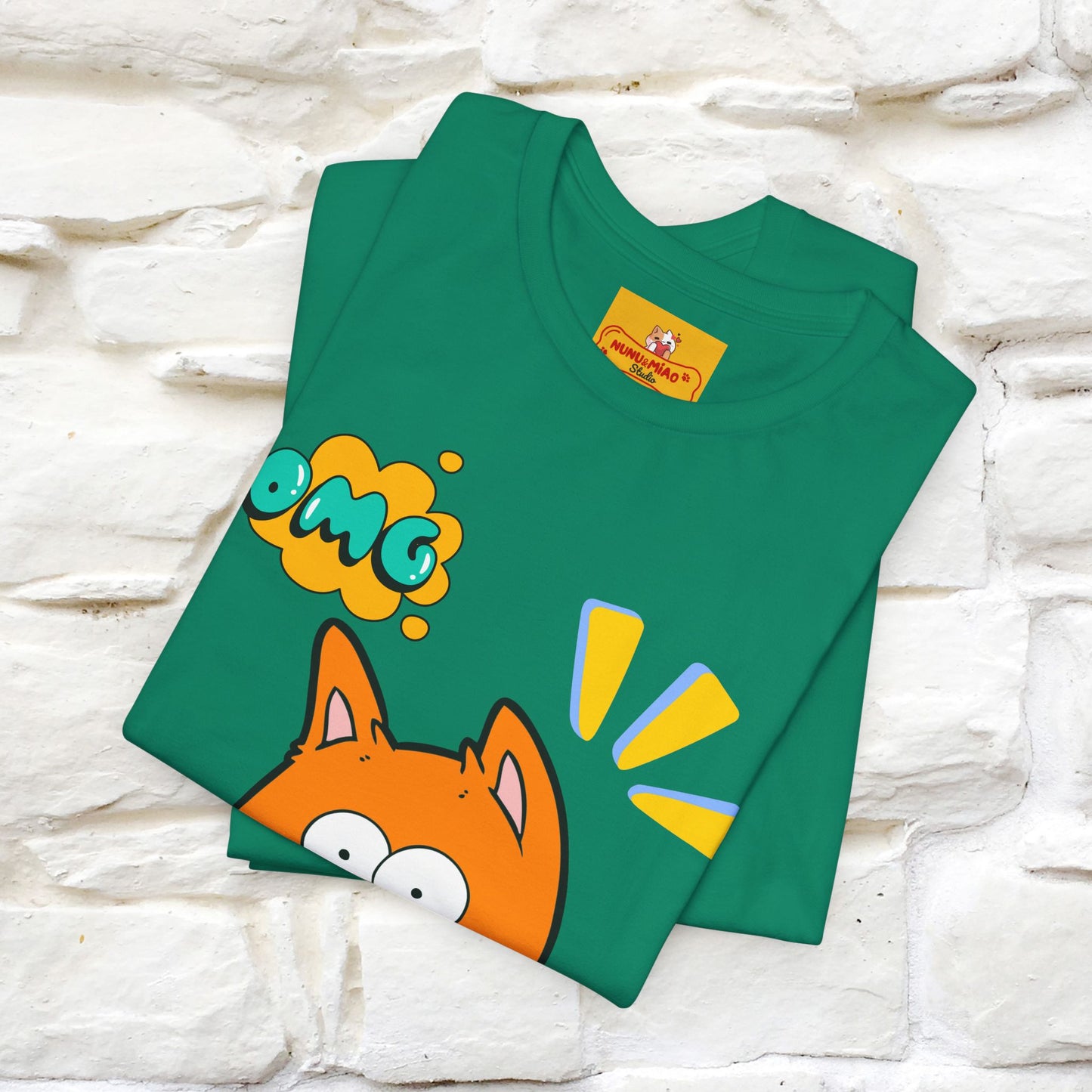 ''Oh My God'' Cat T-Shirt | Nunu&Miao Studio - Nunu&Miao Studio