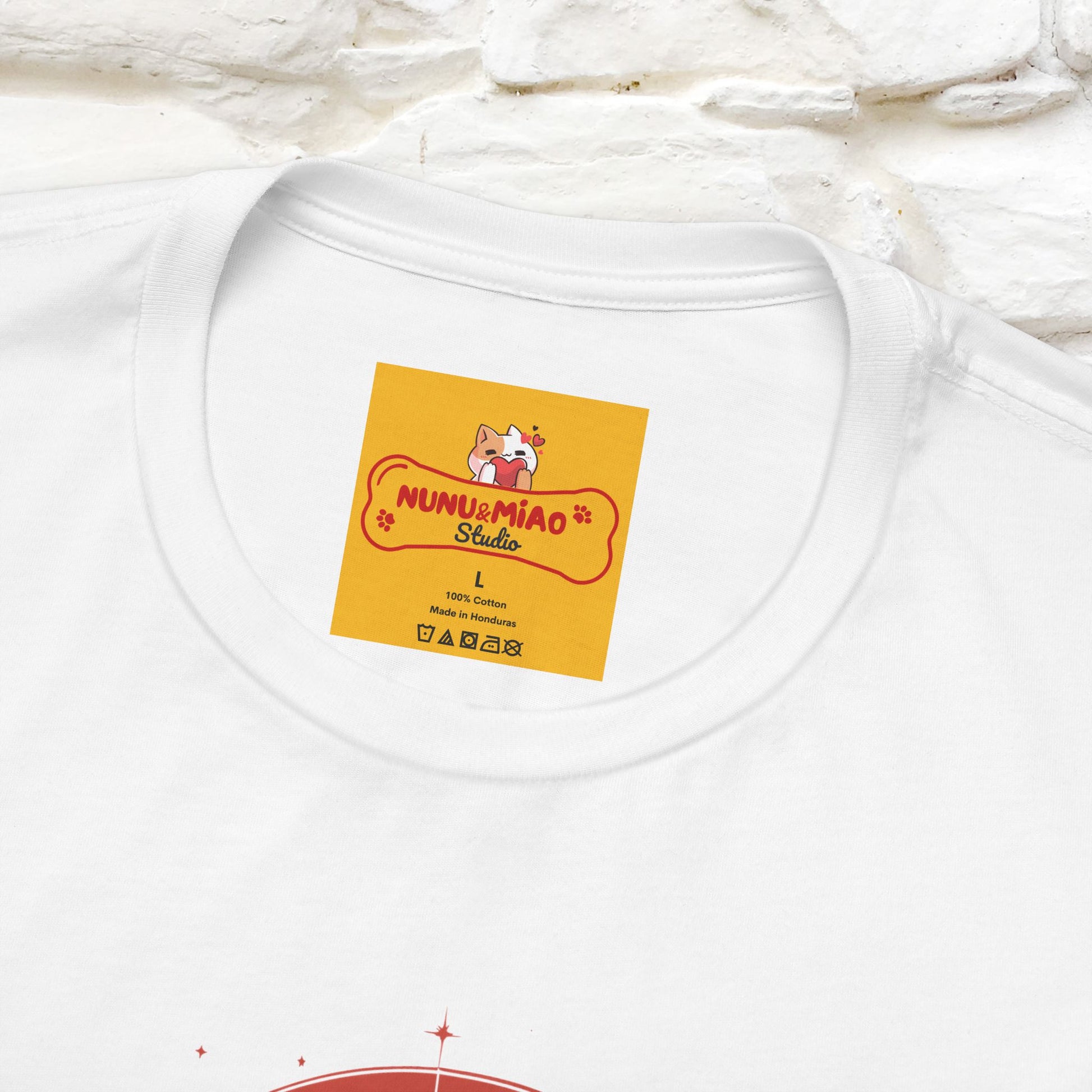 "Superbia'' Cat T-Shirt Front and Back Design | Nunu&Miao Studio - Nunu&Miao Studio