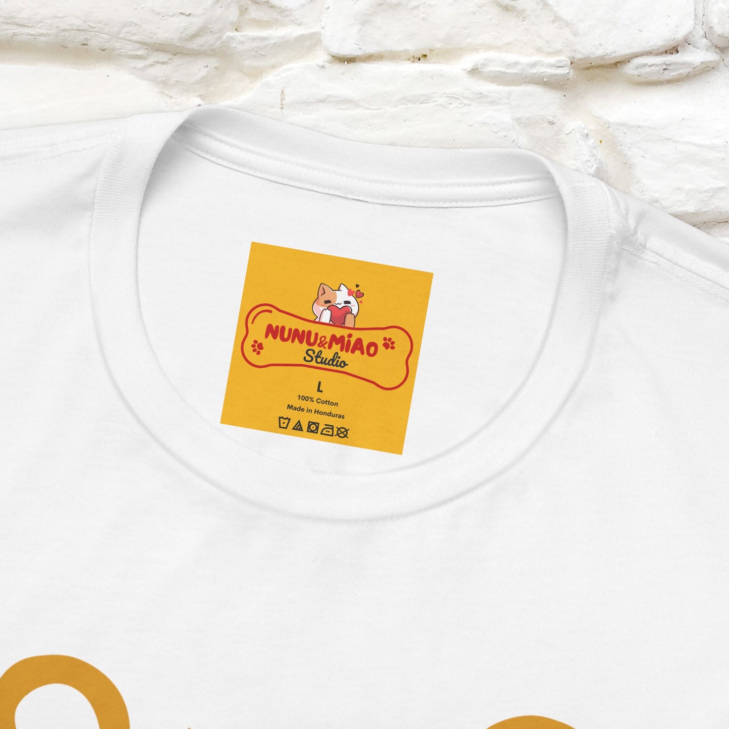 ''Power'' | Cat T-Shirt Front and Back Design | Nunu&Miao Studio - Nunu&Miao Studio