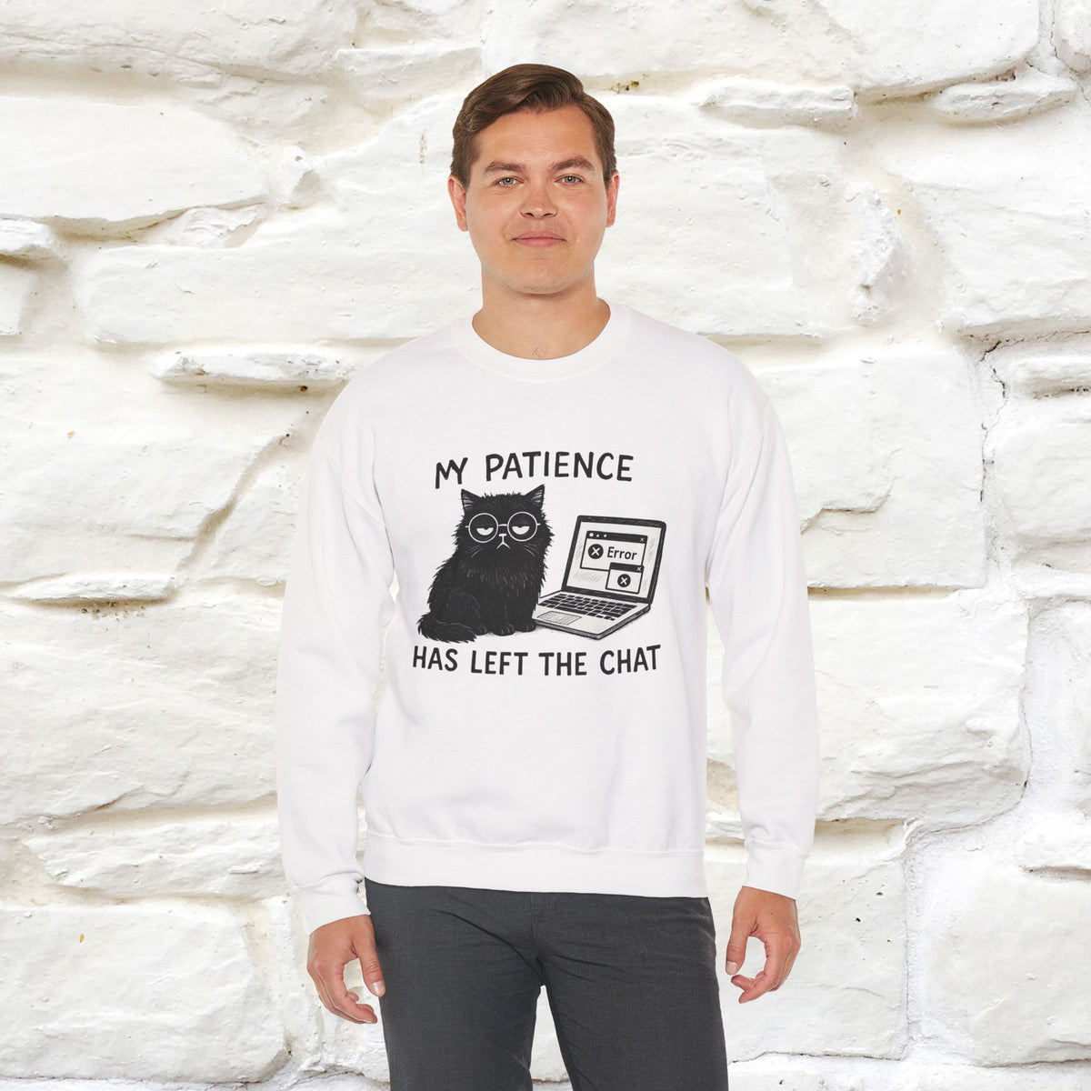 ''My Patience Has Left ...'' | Cute Cat Sweatshirt | Nunu&Miao Studio