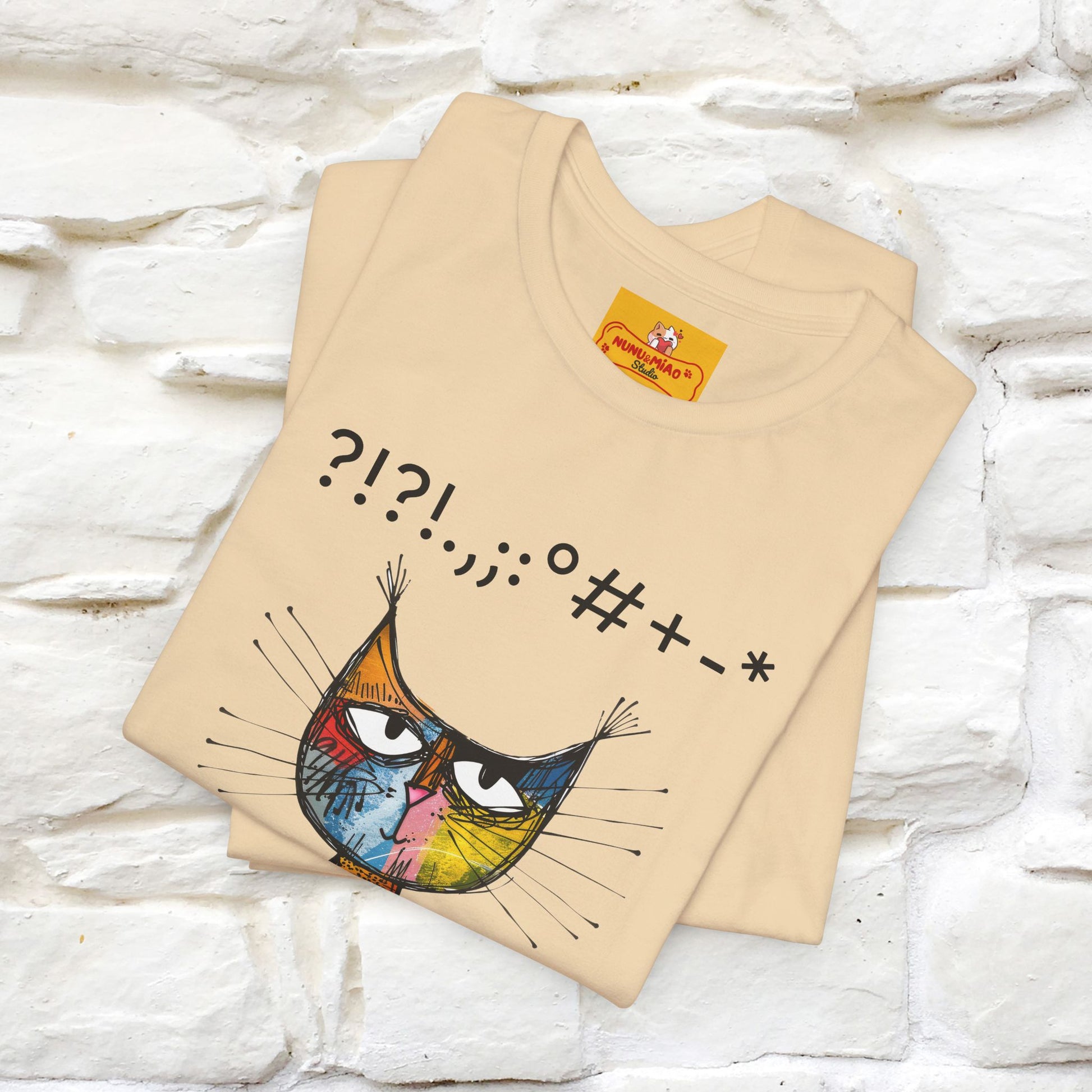 "Enigma" Cat T-shirt |Nunu&Miao Studio - Nunu&Miao Studio