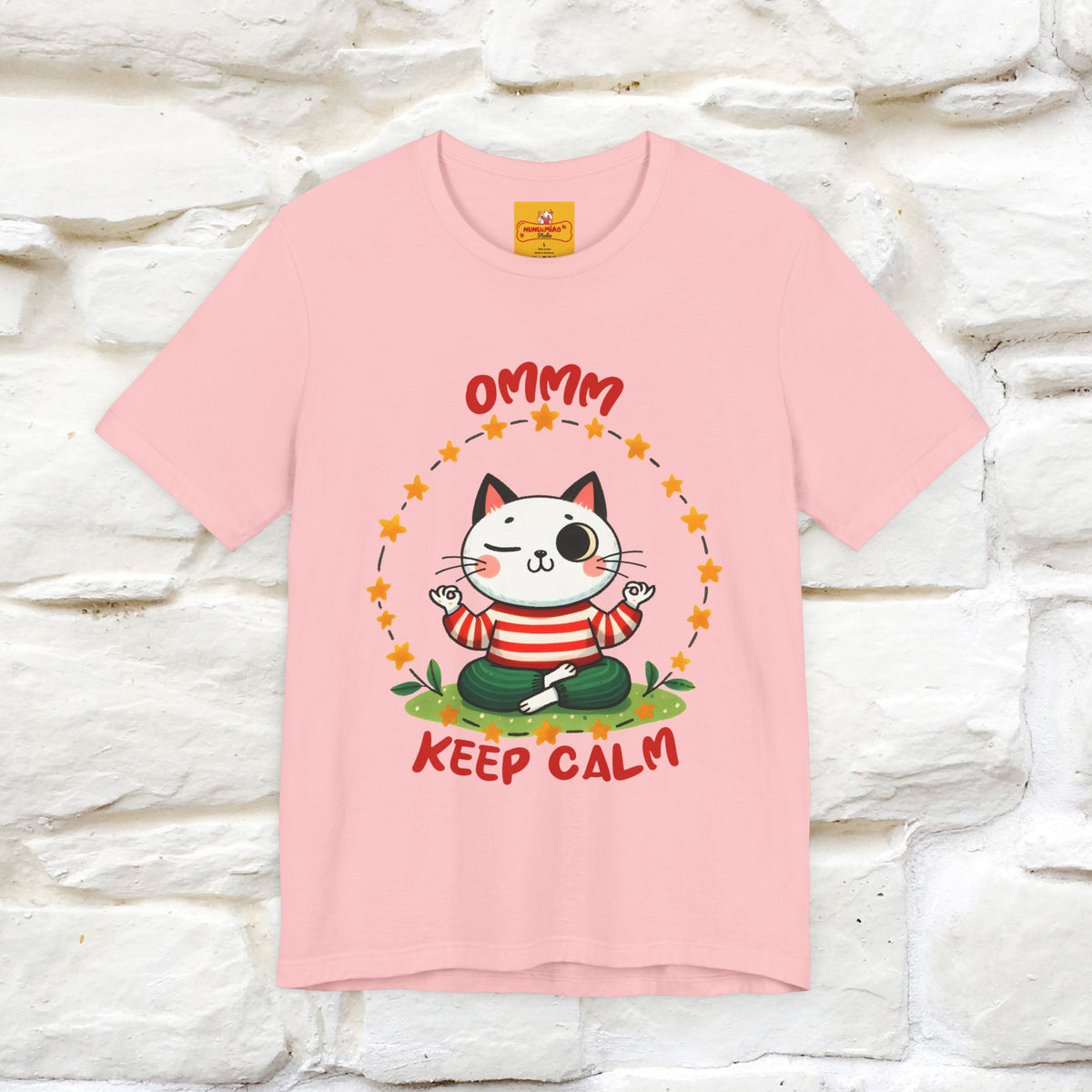 ''Ommm, Keep Calm'' Cat T-Shirt | Nunu&Miao Studio