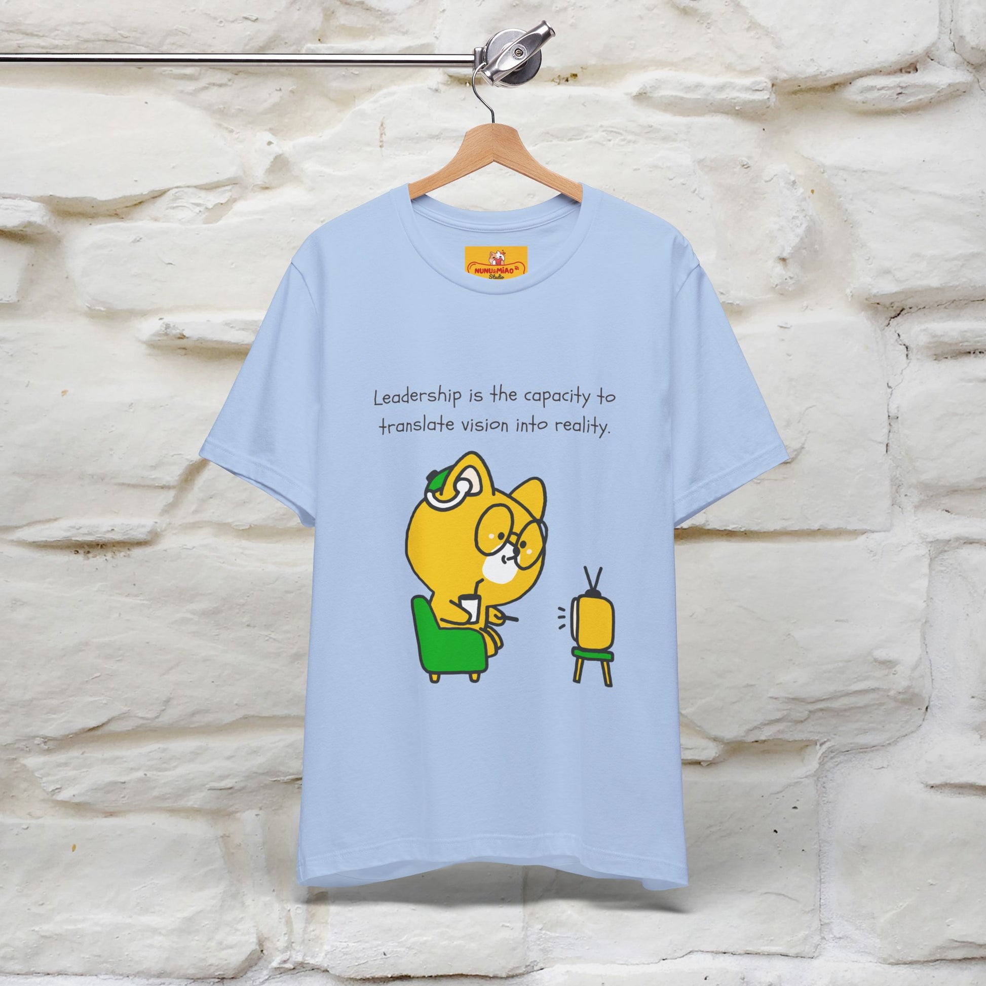"Leadership Is the Capacity to Translate ..." Cat T-Shirt  | Nunu&Miao Studio - Nunu&Miao Studio