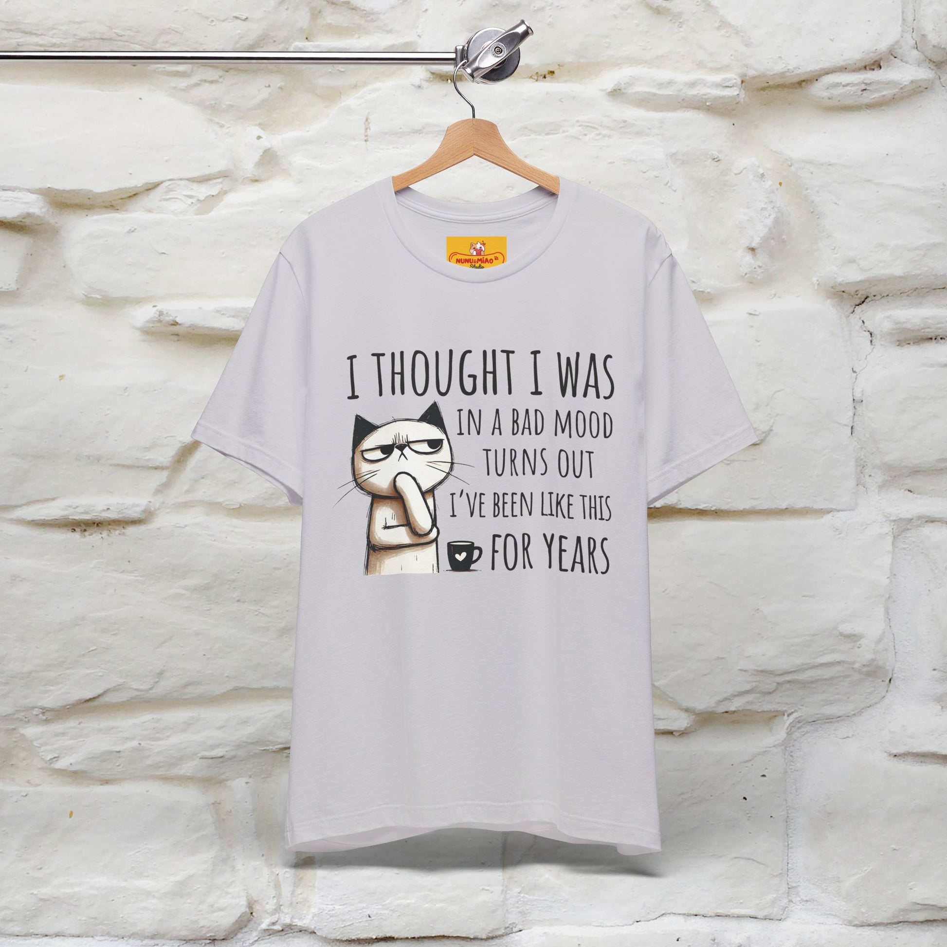 "I Thought I was In A Bad Mood.. " Cat  T-shirt |Nunu&Miao Studio - Nunu&Miao Studio