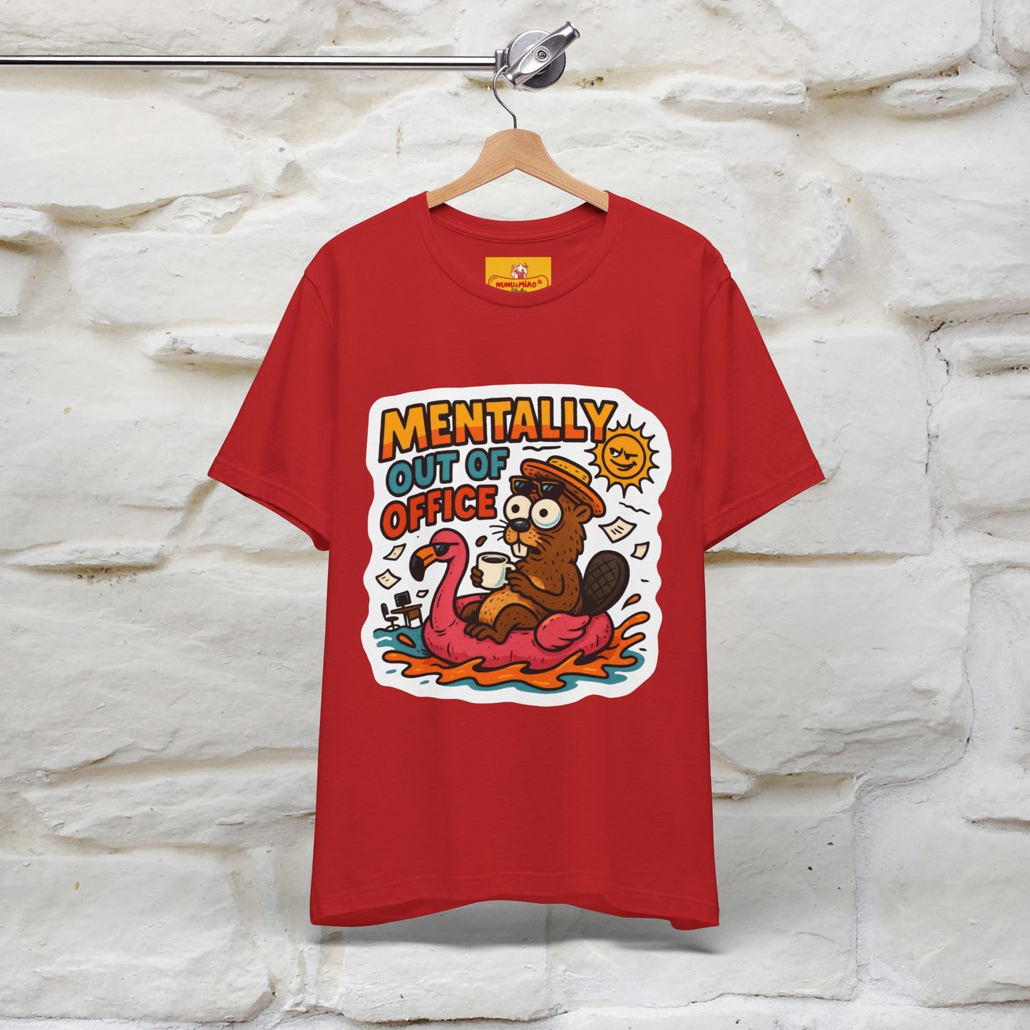 ''Mentally Out Of Office''|  Sarcastic Cat T-Shirt | Nunu&Miao Studio