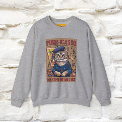 "Purr-icasso.'' |Cat Sweatshirt | Nunu&Miao Studio