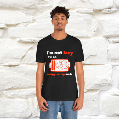 ''I am Not Lazy...'' Cat T-Shirt | Nunu&Miao Studio - Nunu&Miao Studio