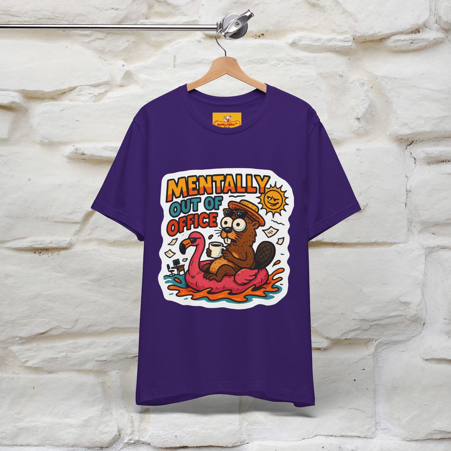 ''Mentally Out Of Office''|  Sarcastic Cat T-Shirt | Nunu&Miao Studio