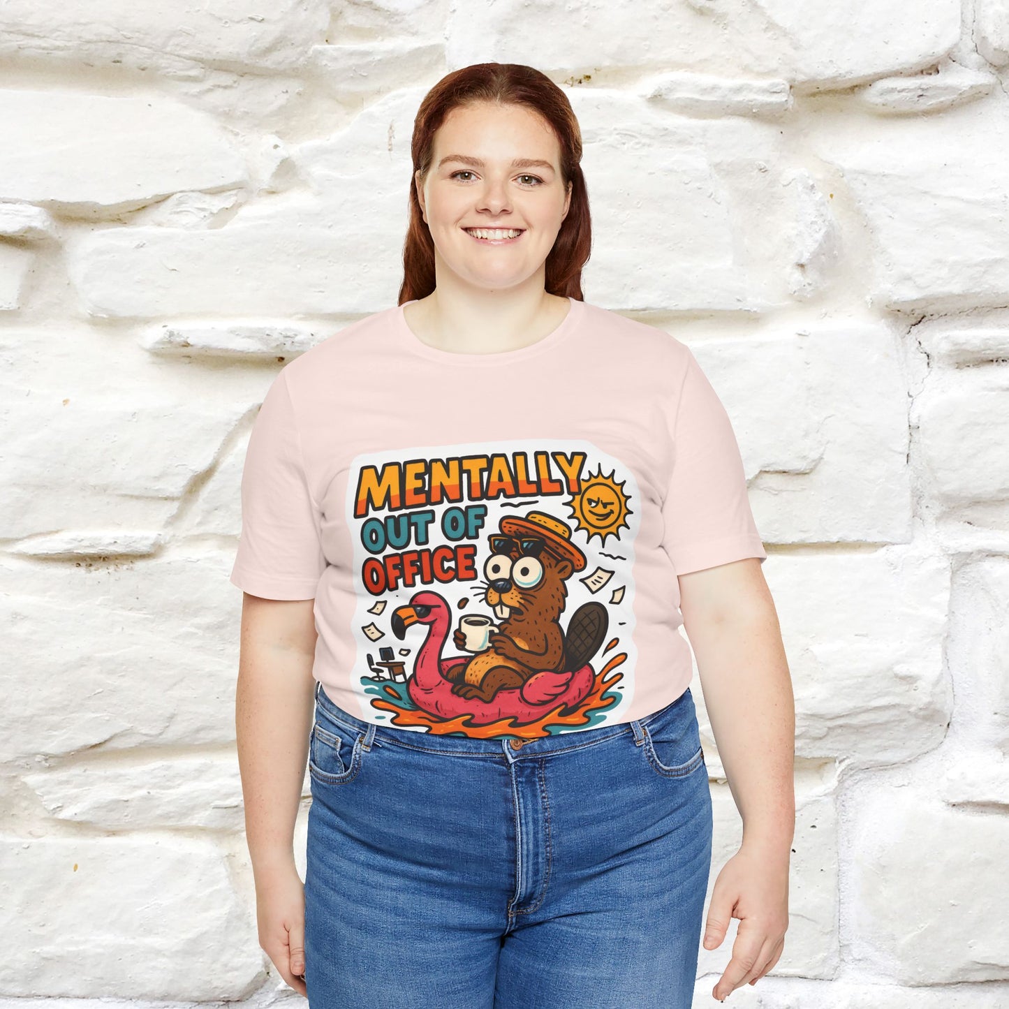 ''Mentally Out Of Office''|  Sarcastic Cat T-Shirt | Nunu&Miao Studio