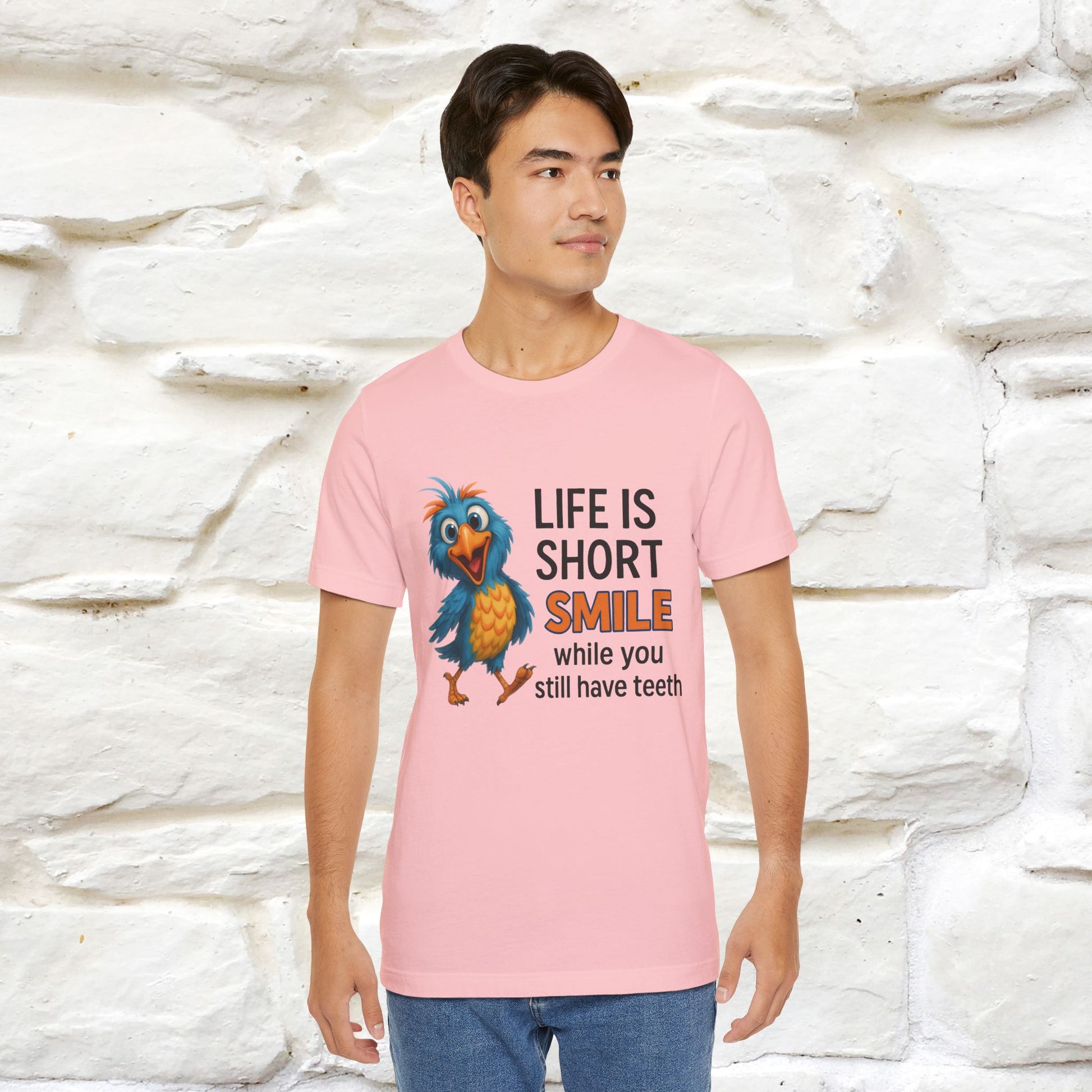 "Life Is Short Smile While ..." |Funny T-Shirt | Nunu&Miao Studio - Nunu&Miao Studio