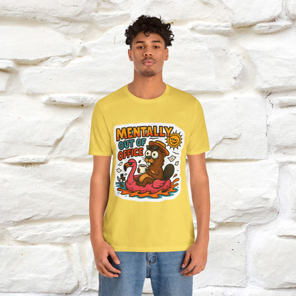 ''Mentally Out Of Office''|  Sarcastic Cat T-Shirt | Nunu&Miao Studio