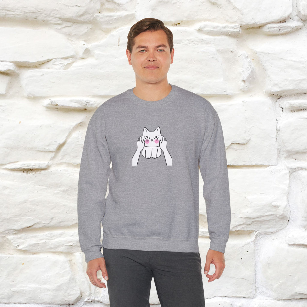 ''Leave Me Alone'' |Cat Sweatshirt | Nunu&Miao Studio