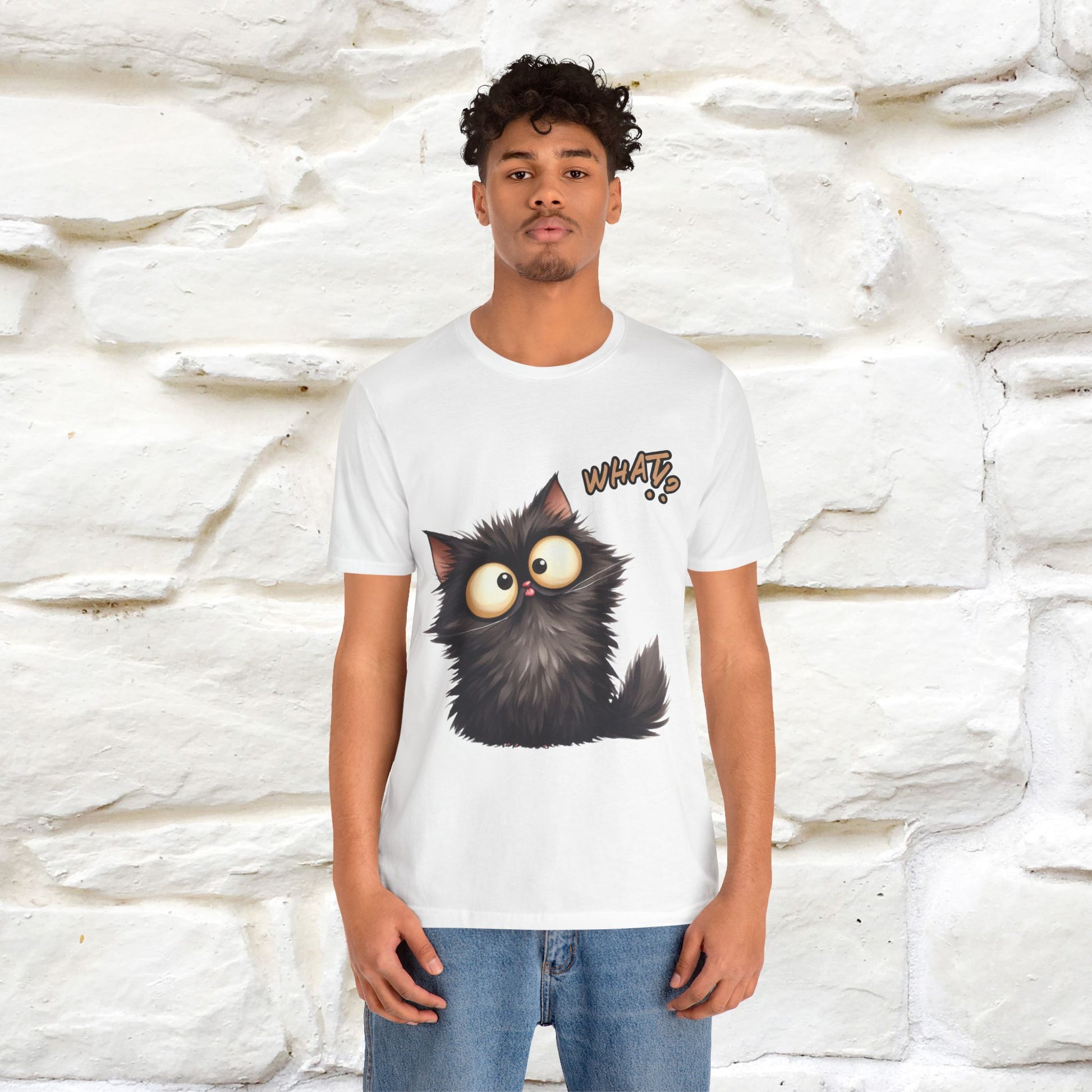 ''What ?'' | Cat T-Shirt  | Nunu&Miao Studio - Nunu&Miao Studio