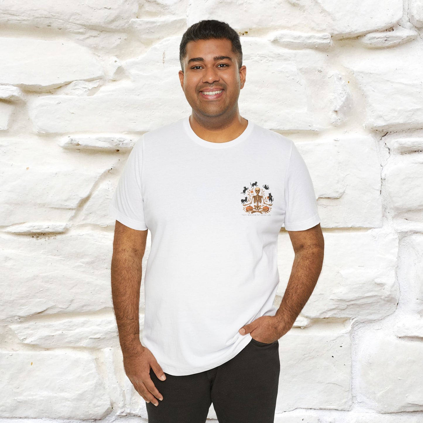 "You're Dead Inside But Still Love Cats " Halloween Cat T-shirt |Nunu&Miao Studio - Nunu&Miao Studio