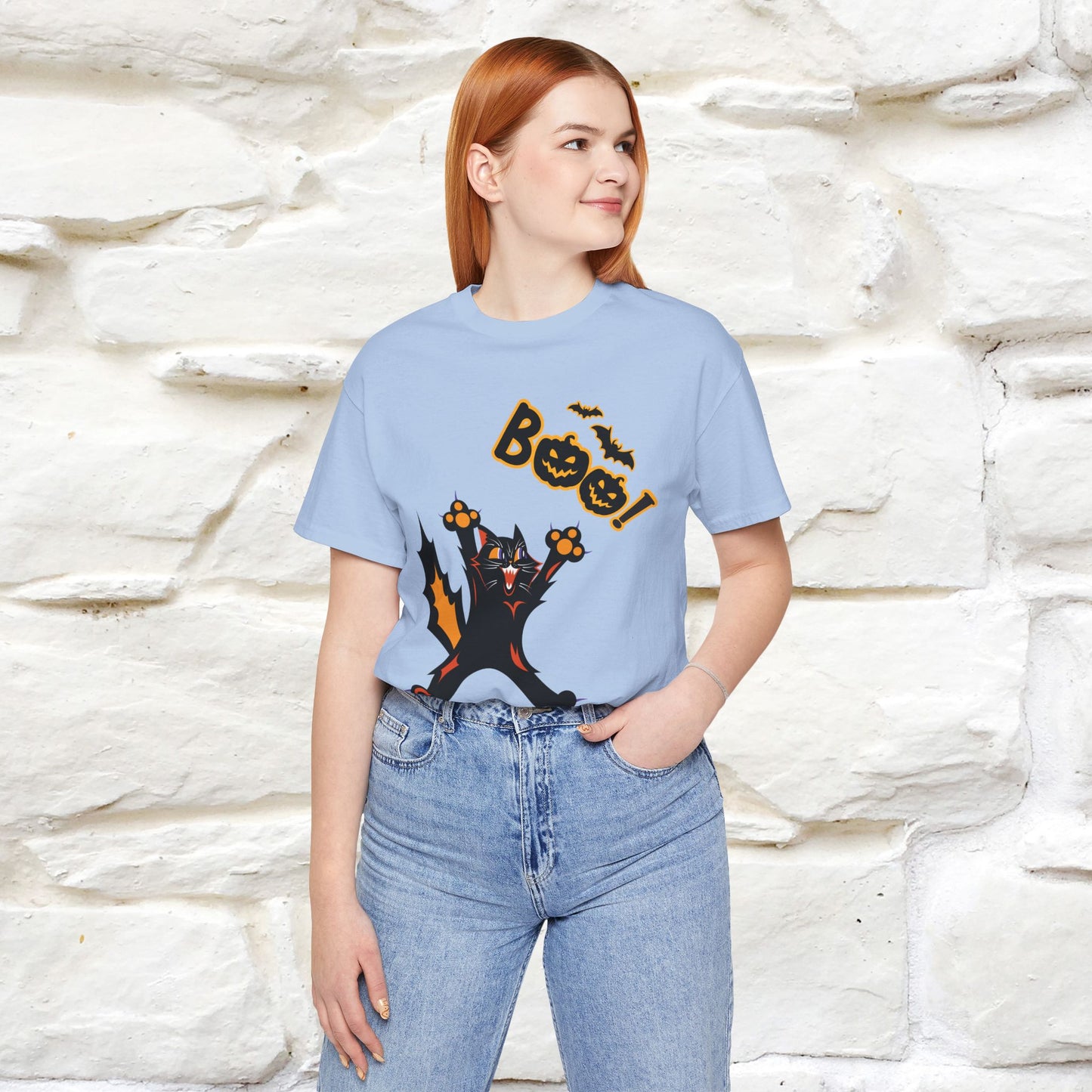 "Boo" Cat  T-shirt |Nunu&Miao Studio - Nunu&Miao Studio