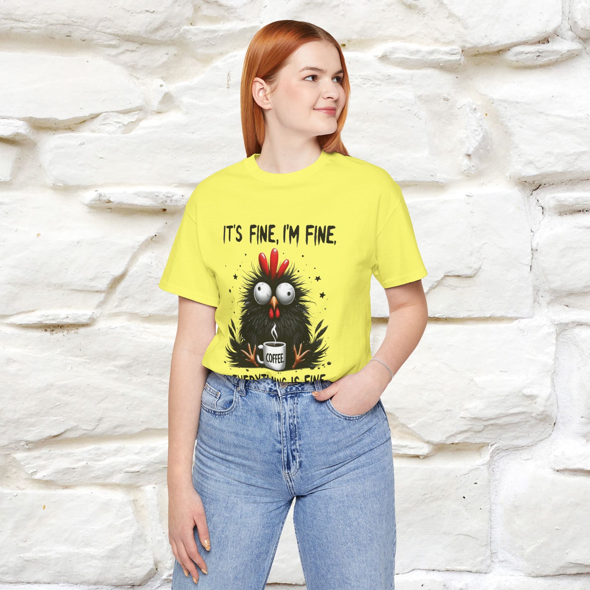 "Everything Is Fine" |Funny T-Shirt | Nunu&Miao Studio - Nunu&Miao Studio