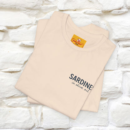 "Sardines In Olive Oil" Cute T-shirt | Front & Back Design|Nunu&Miao Studio - Nunu&Miao Studio