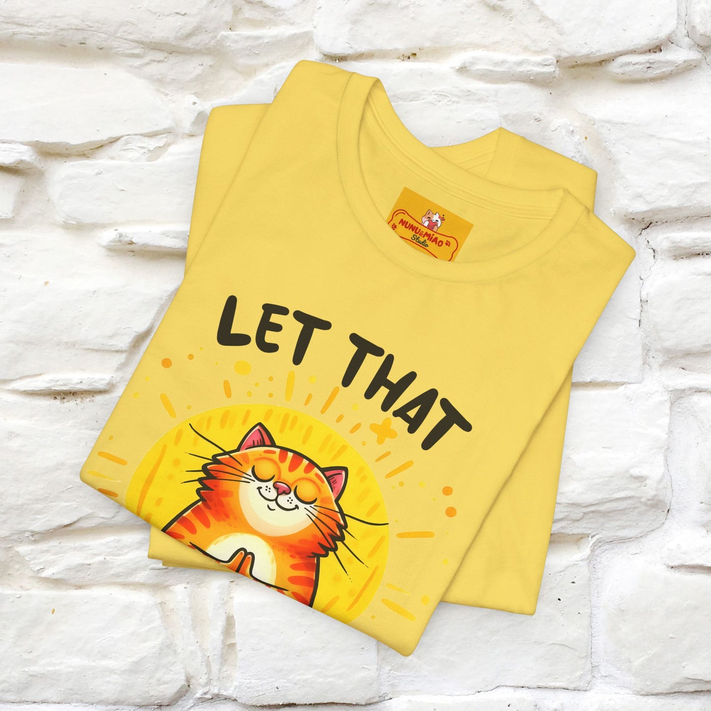 "Let That Sh*t Go" Cat T-shirt |Nunu&Miao Studio - Nunu&Miao Studio
