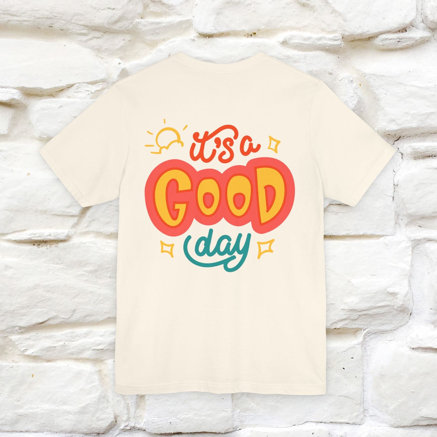 ""It's A Good Day" Cat T-Shirt| Front & Back Design | Nunu&Miao Studio - Nunu&Miao Studio