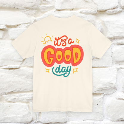 ""It's A Good Day" Cat T-Shirt| Front & Back Design | Nunu&Miao Studio - Nunu&Miao Studio