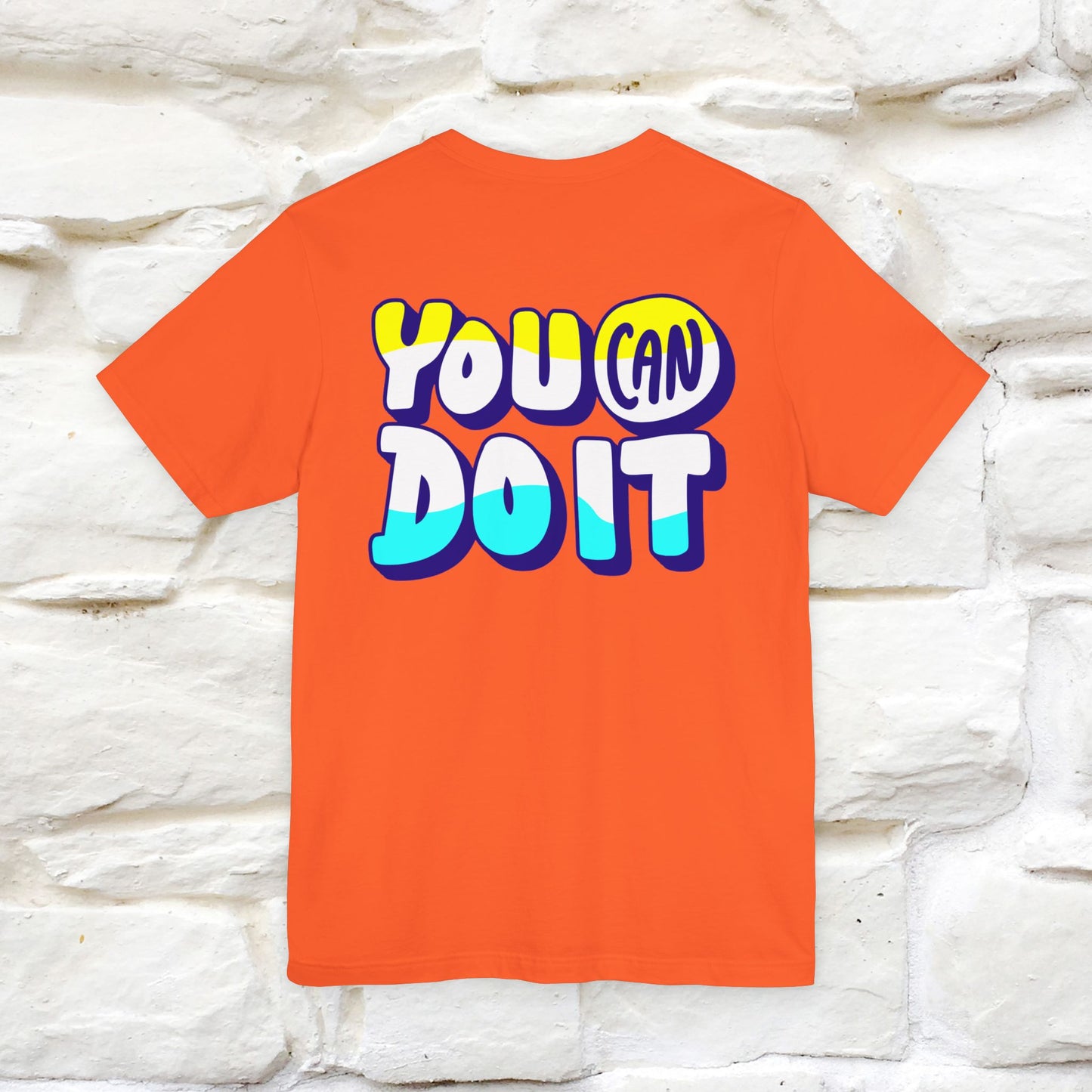 "You Can Do It'' | Front & Back Design | Nunu&Miao Studio - Nunu&Miao Studio