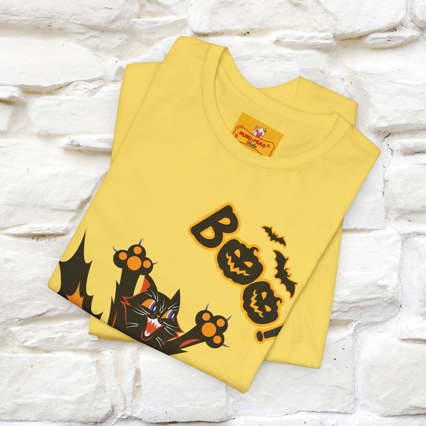 "Boo" Cat  T-shirt |Nunu&Miao Studio - Nunu&Miao Studio
