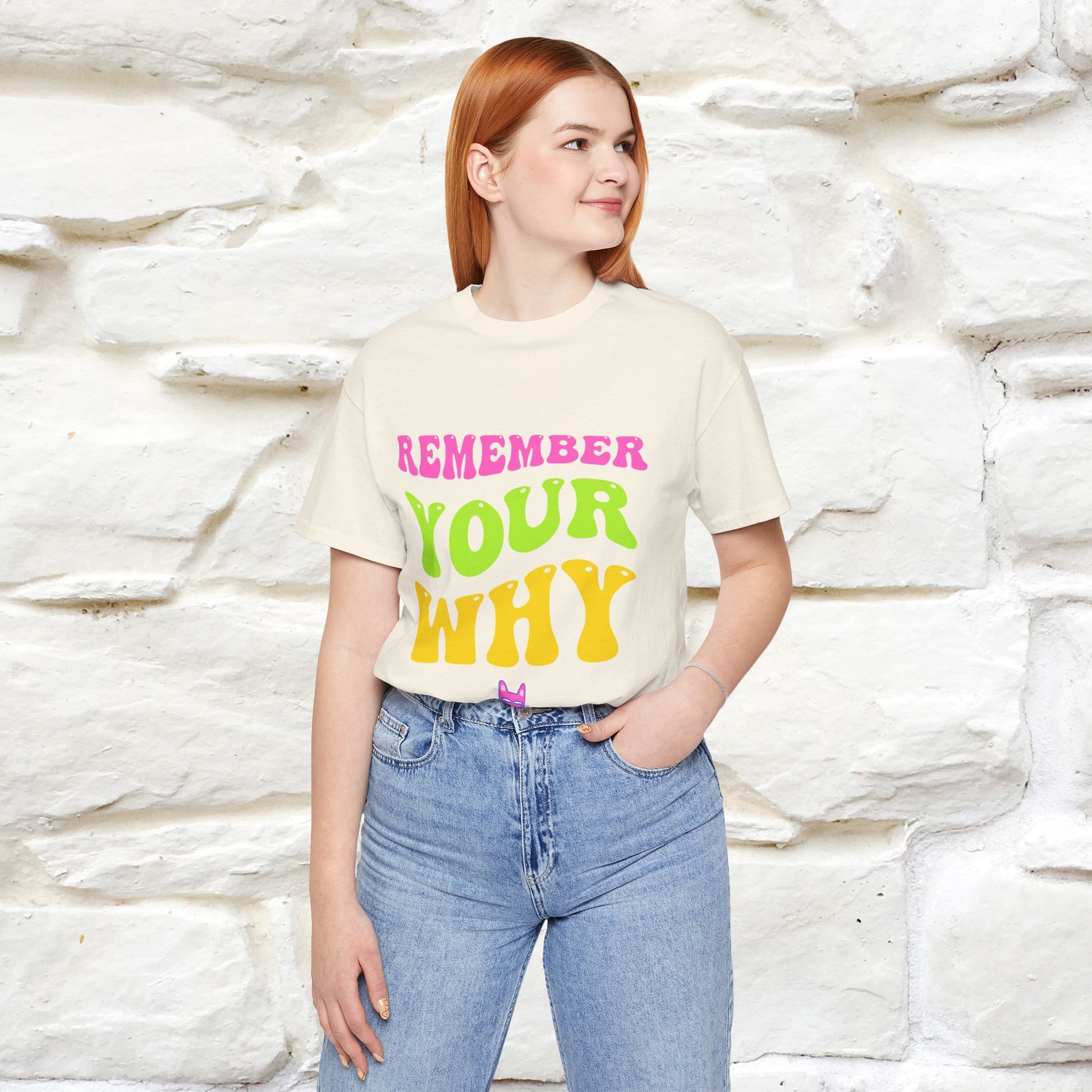 "Remember Your Why" |Cat T-Shirt | Nunu&Miao Studio - Nunu&Miao Studio