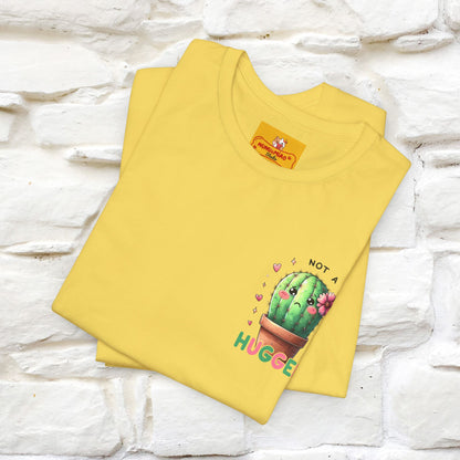 "Not A Hugger" |Funny T-Shirt | Front & Back Design|Nunu&Miao Studio - Nunu&Miao Studio