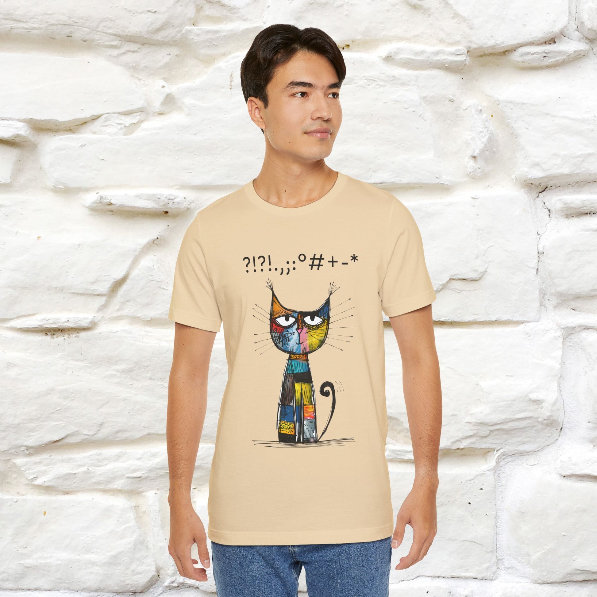 "Enigma" Cat T-shirt |Nunu&Miao Studio - Nunu&Miao Studio