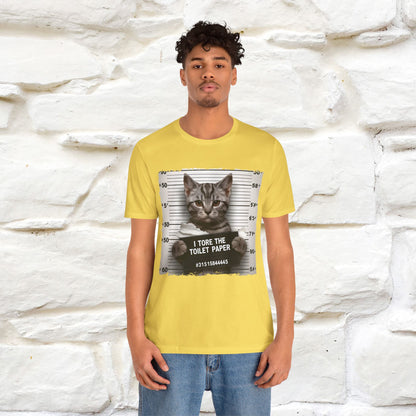 ''I Tore The Toilet Paper'' | Funny Cat T-Shirt | Nunu&Miao Studio - Nunu&Miao Studio