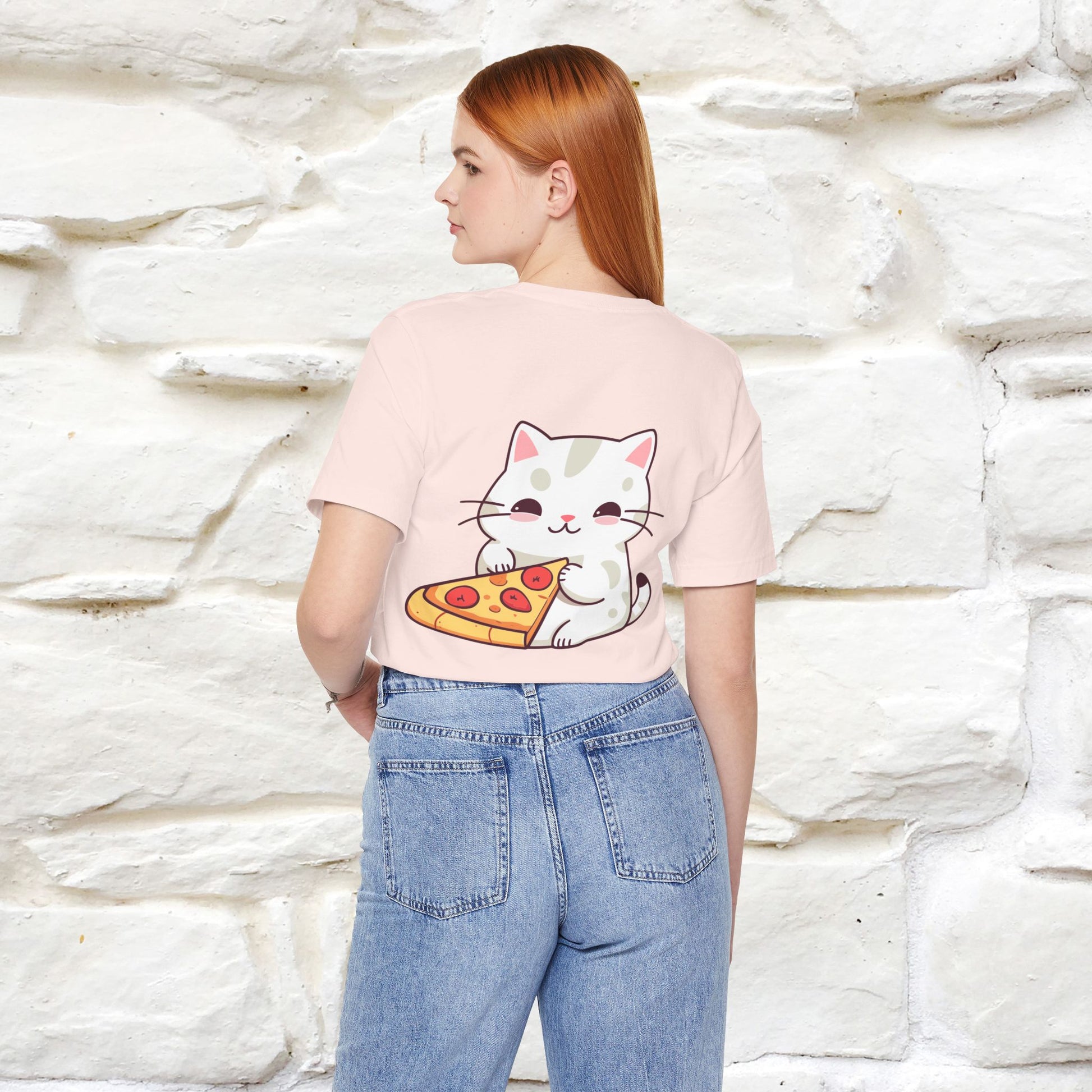"I Love Pizza"| Cat T-shirt | Nunu&Miao Studio - Nunu&Miao Studio