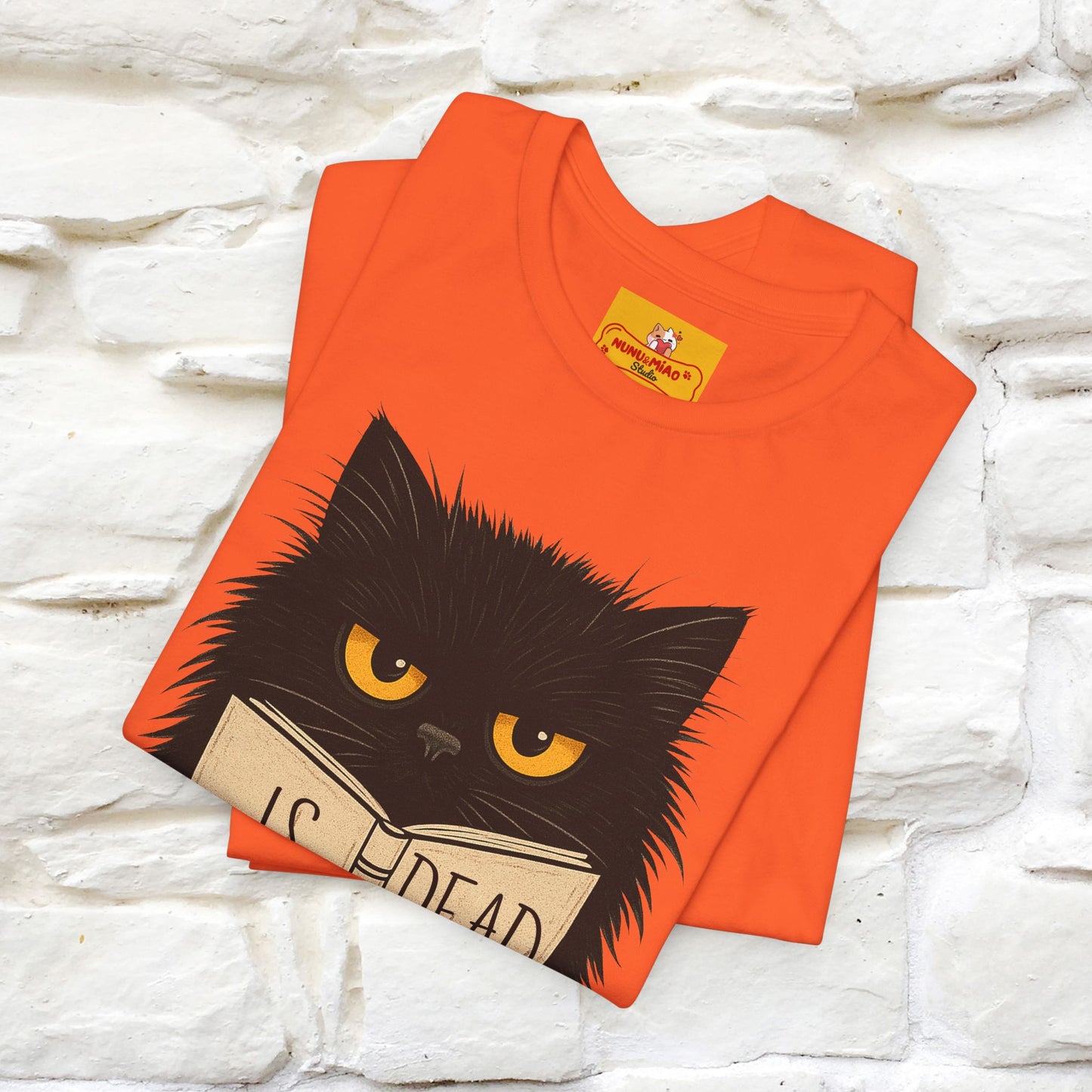 "Is He Dead Yet" |Cat T-Shirt | Nunu&Miao Studio - Nunu&Miao Studio