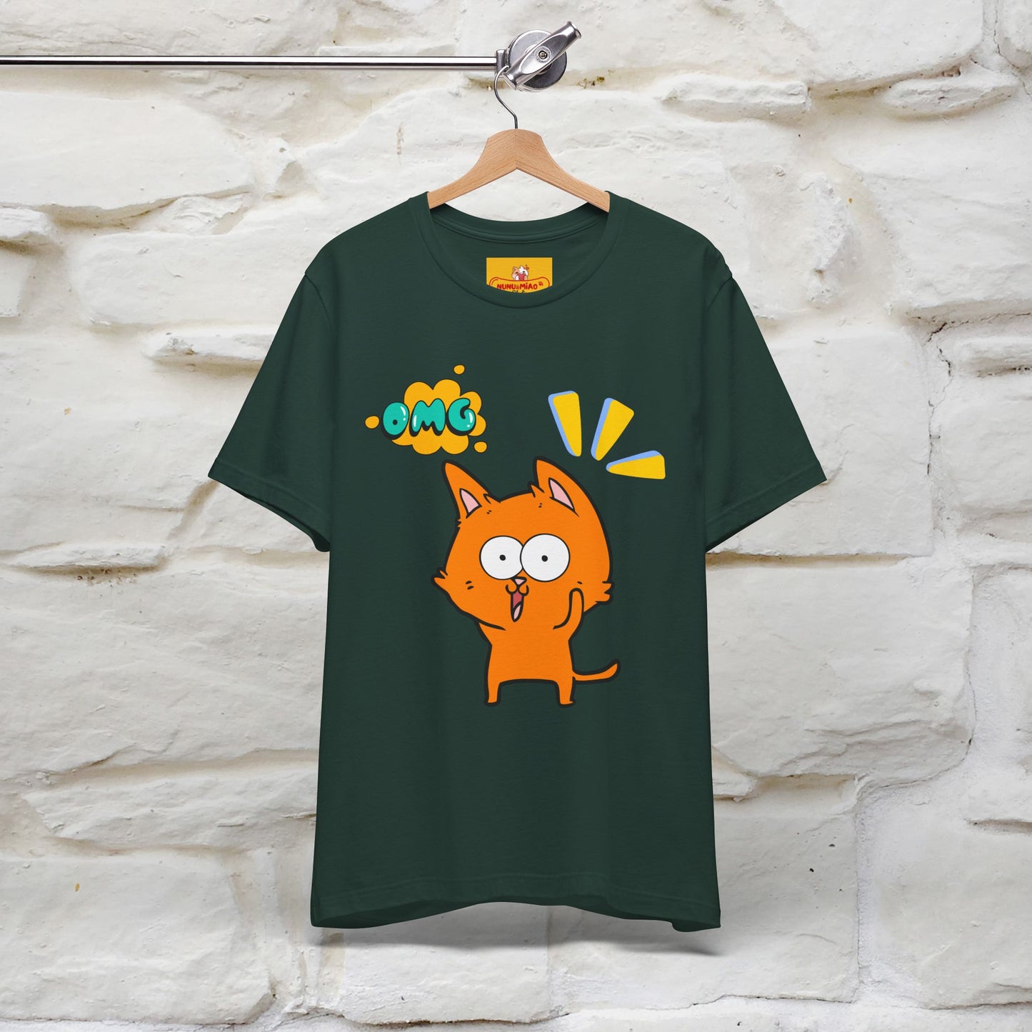 ''Oh My God'' Cat T-Shirt | Nunu&Miao Studio - Nunu&Miao Studio