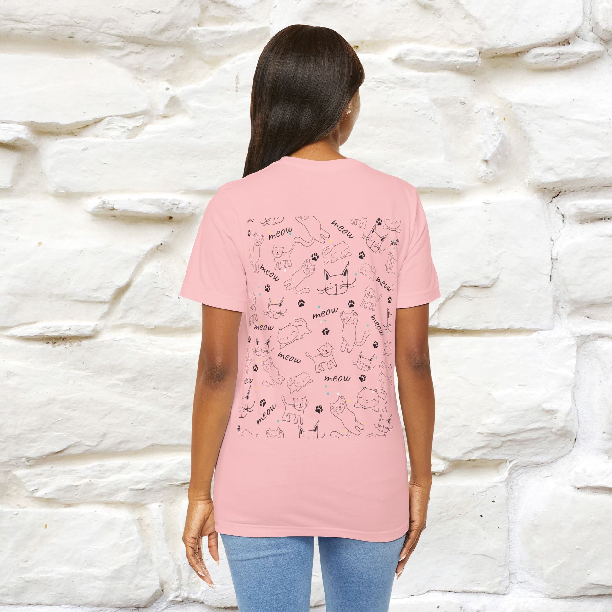 "Antidepressants" Cat T-Shirt | Front & Back Design | Nunu&Miao Studio - Nunu&Miao Studio