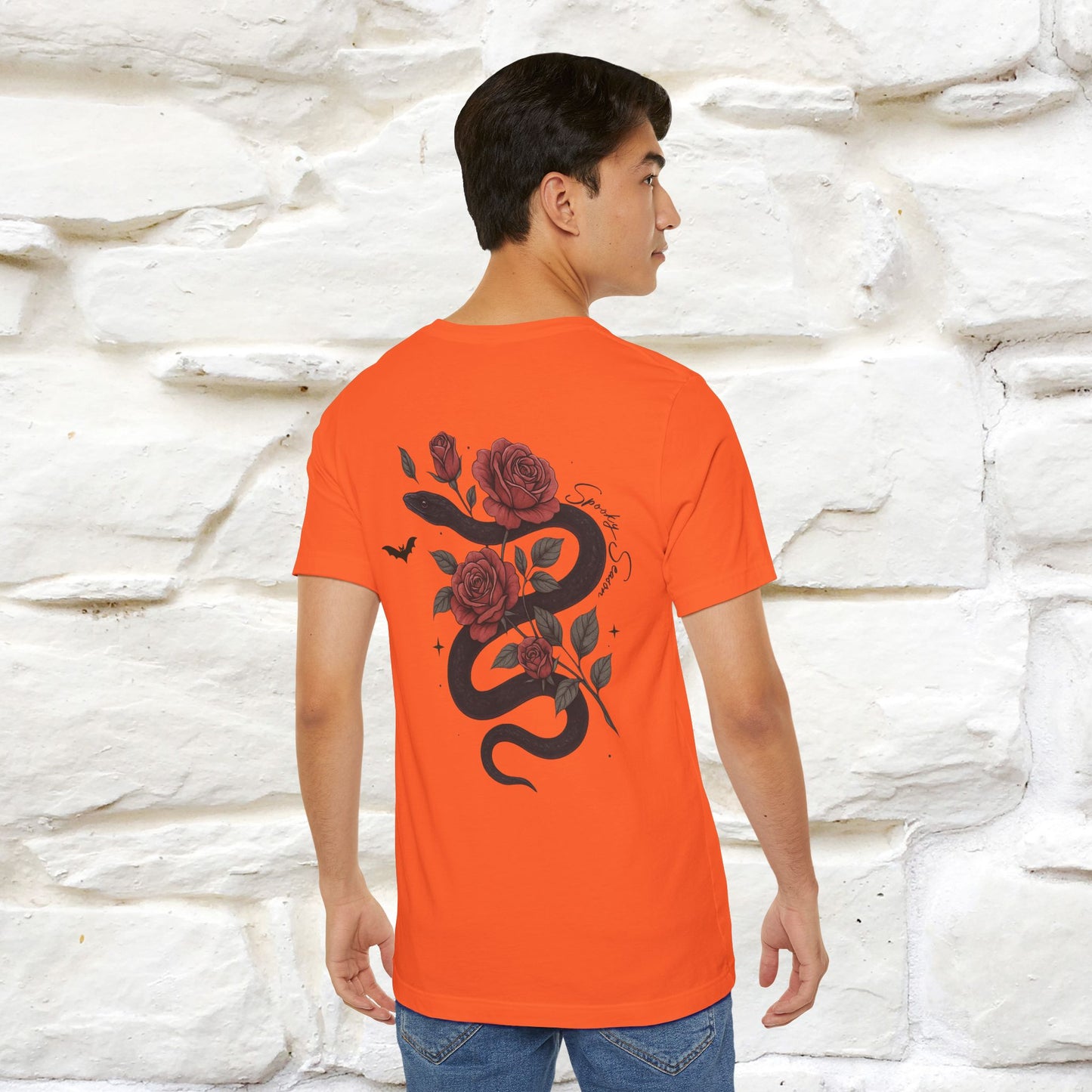 "The Rose and The Snake " Halloween T-shirt |Nunu&Miao Studio - Nunu&Miao Studio