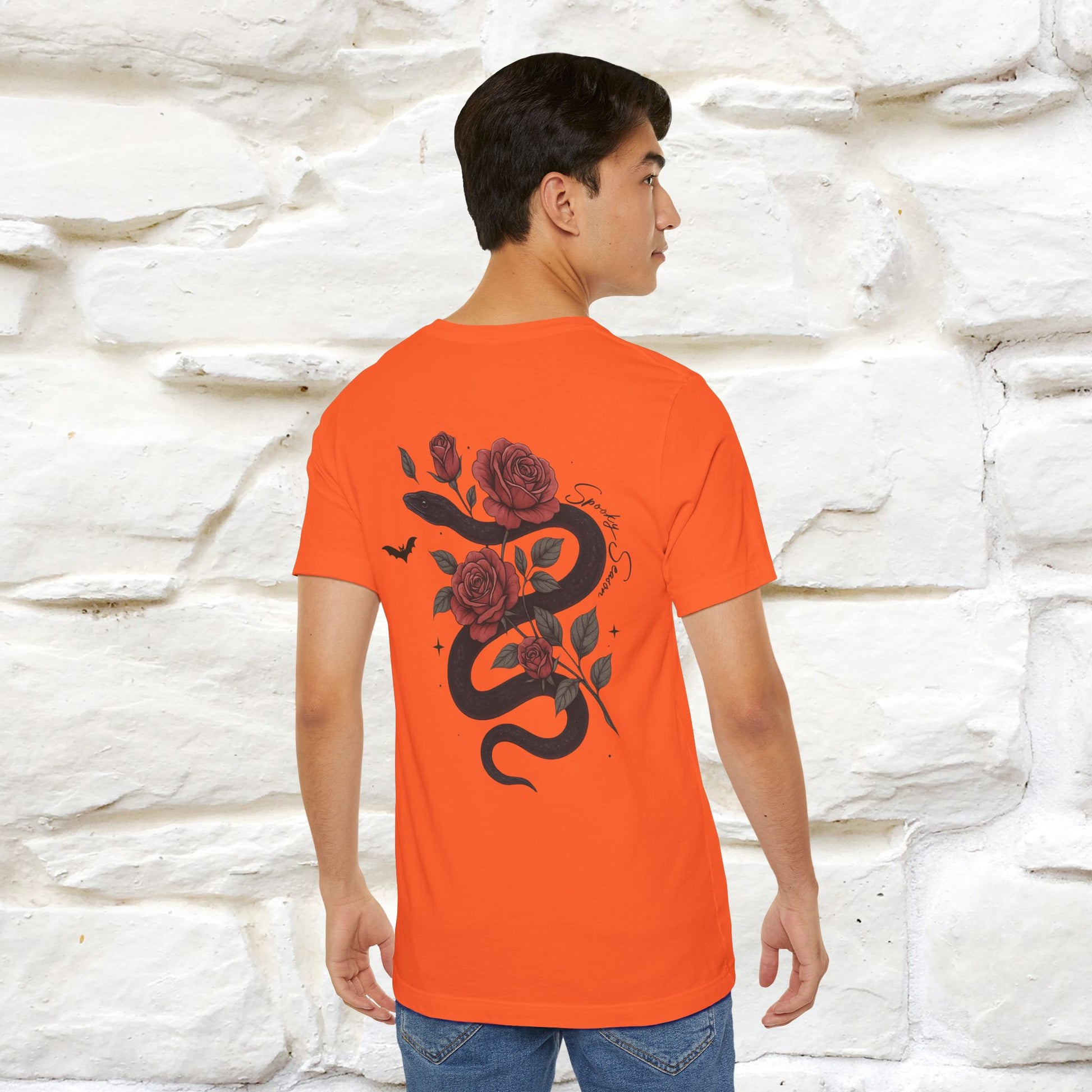 "The Rose and The Snake " Halloween T-shirt |Nunu&Miao Studio - Nunu&Miao Studio