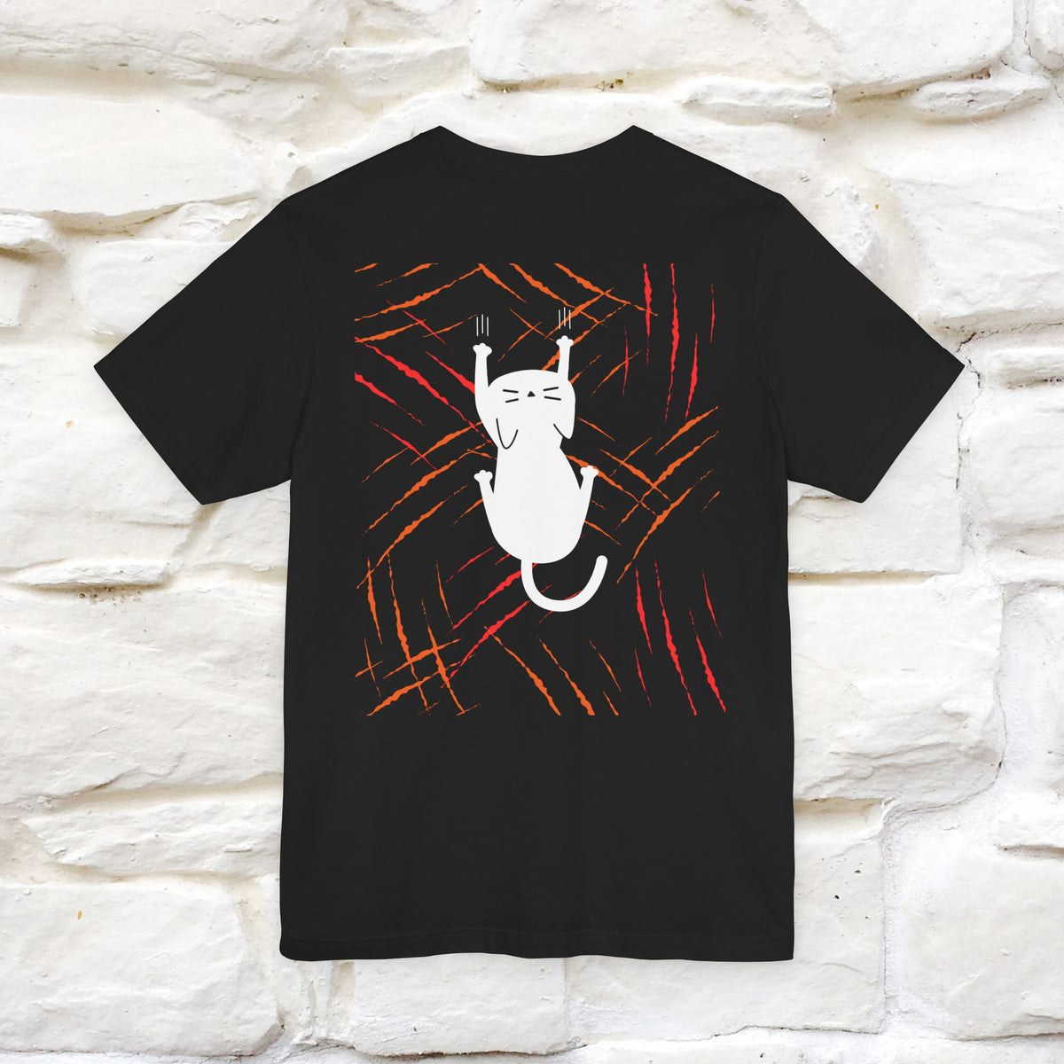 “Love Hurts"  Funny Cat T-Shirt | Front & Back Design | Nunu&Miao Studio