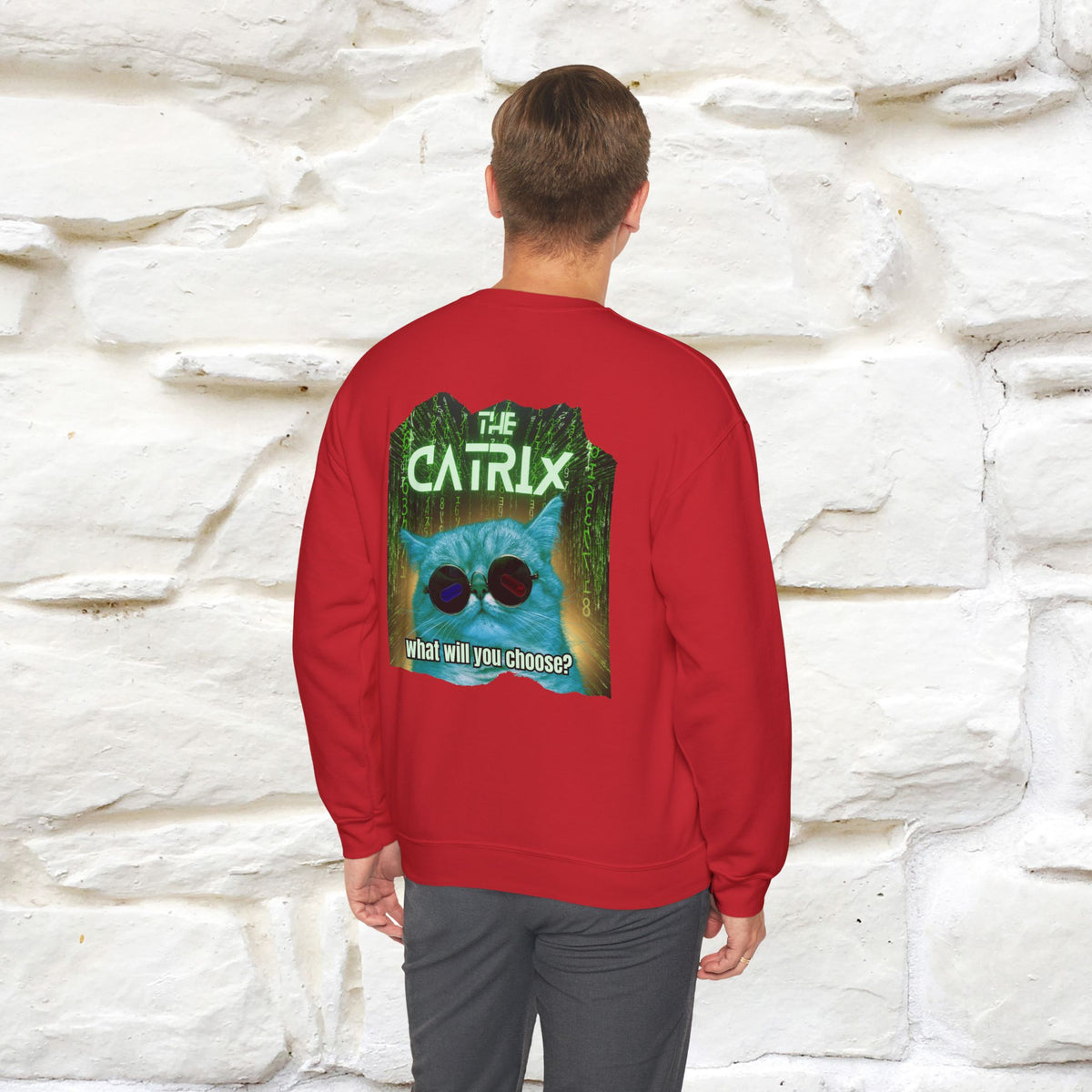 "The Catrix'' |Cat Sweatshirt | Nunu&Miao Studio