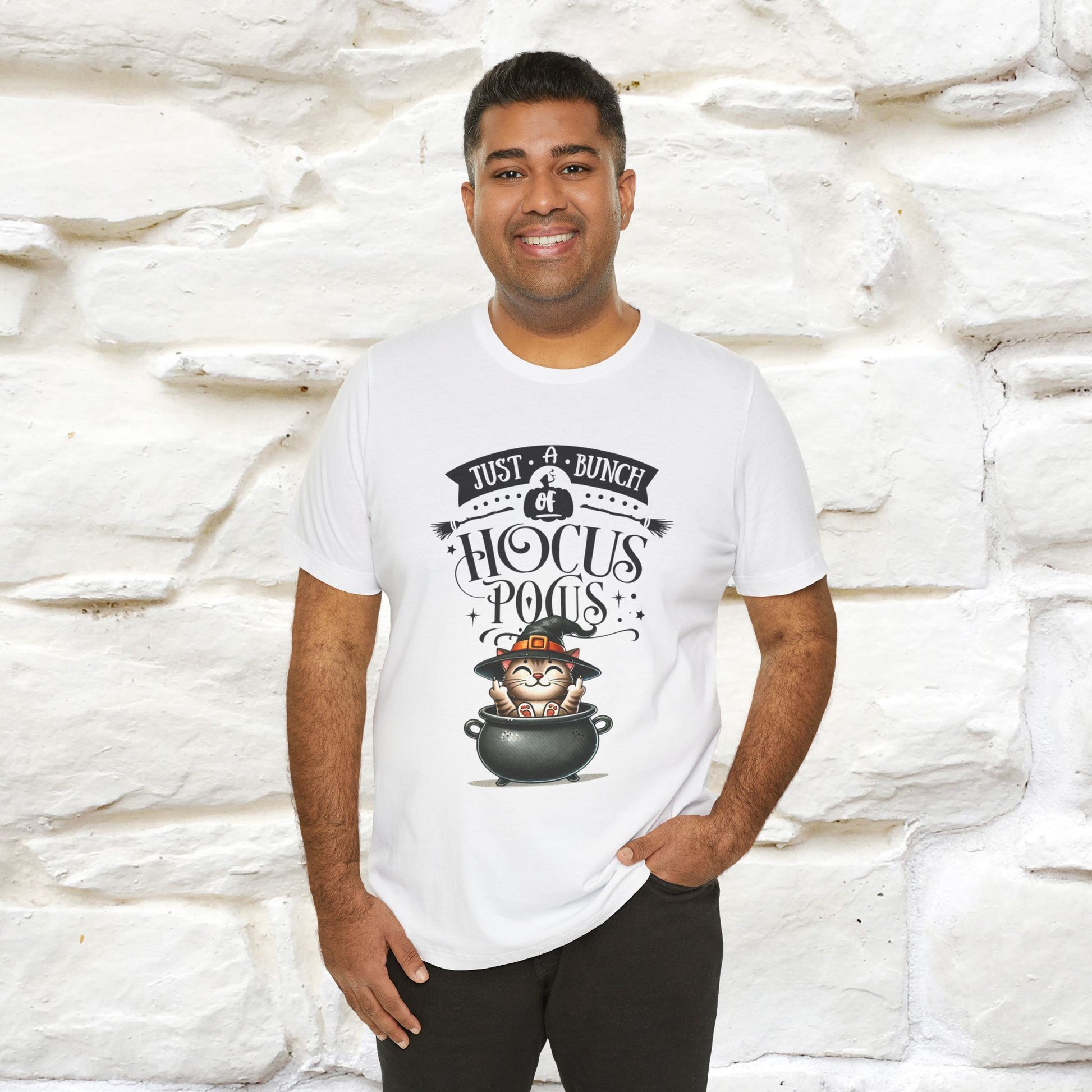 "Just A Bunch Of Hocus Pocus" Cat  T-shirt |Nunu&Miao Studio - Nunu&Miao Studio