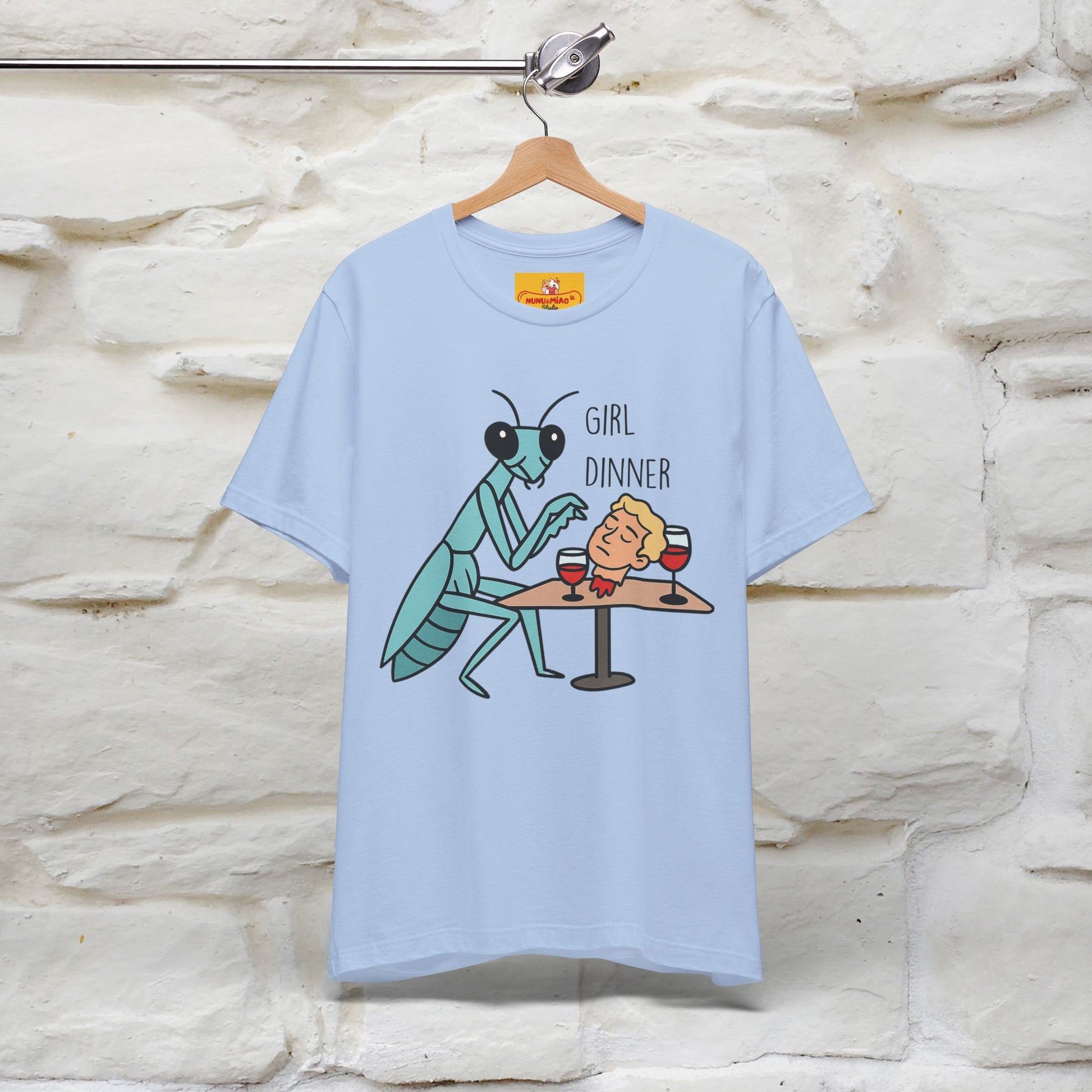 "Girl Dinner" Funny T-shirt |Nunu&Miao Studio - Nunu&Miao Studio