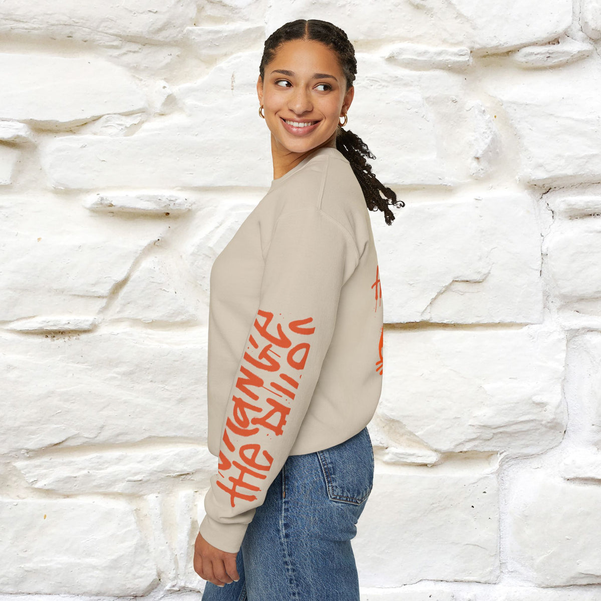 "Change The Rules'' |Cat Sweatshirt | Nunu&Miao Studio