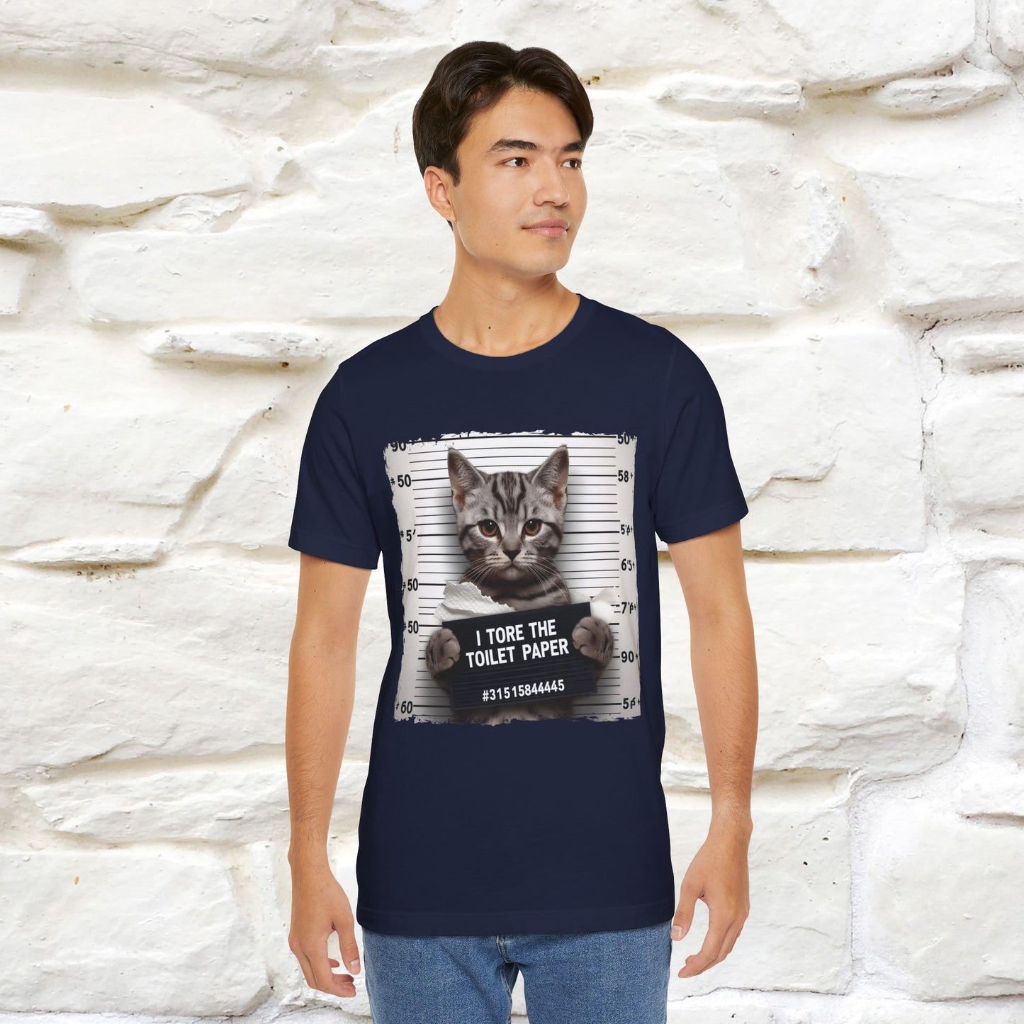 ''I Tore The Toilet Paper'' | Funny Cat T-Shirt | Nunu&Miao Studio - Nunu&Miao Studio